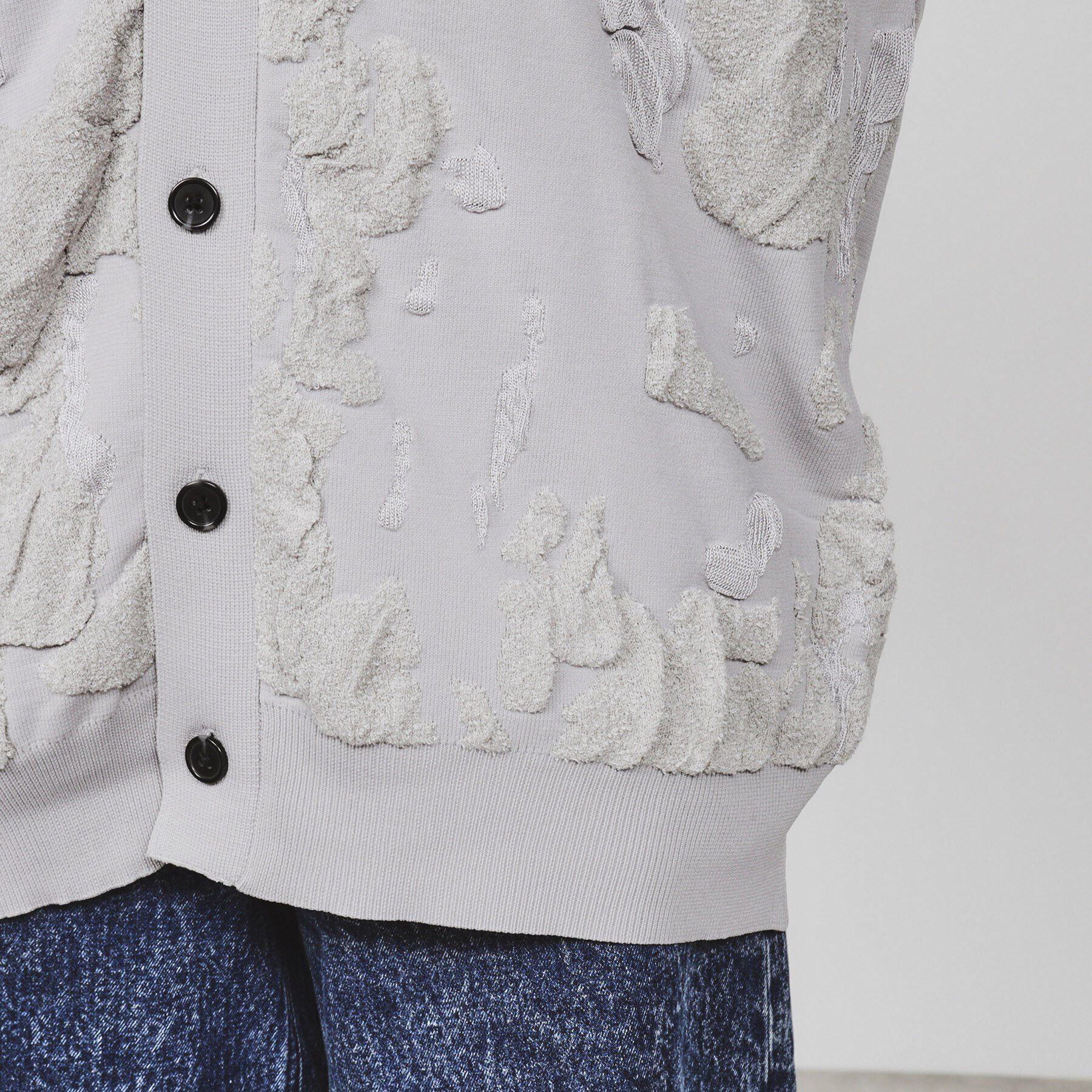 tk.TAKEO KIKUCHI「アブストラクトフクレジャカードカーディガン」|カーディガン|