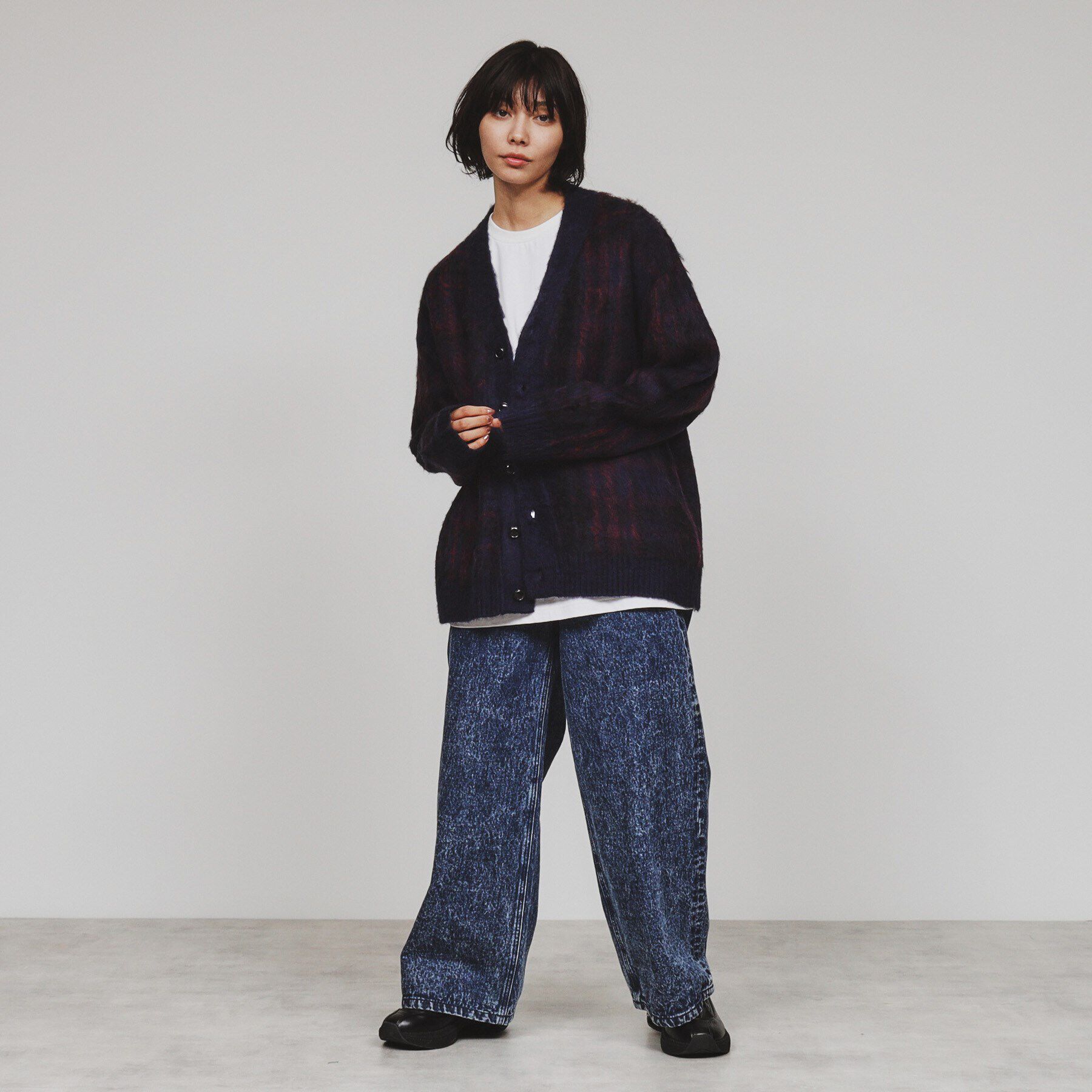 tk.TAKEO KIKUCHI「【全10色】シャギーカーディガン」|カーディガン|
