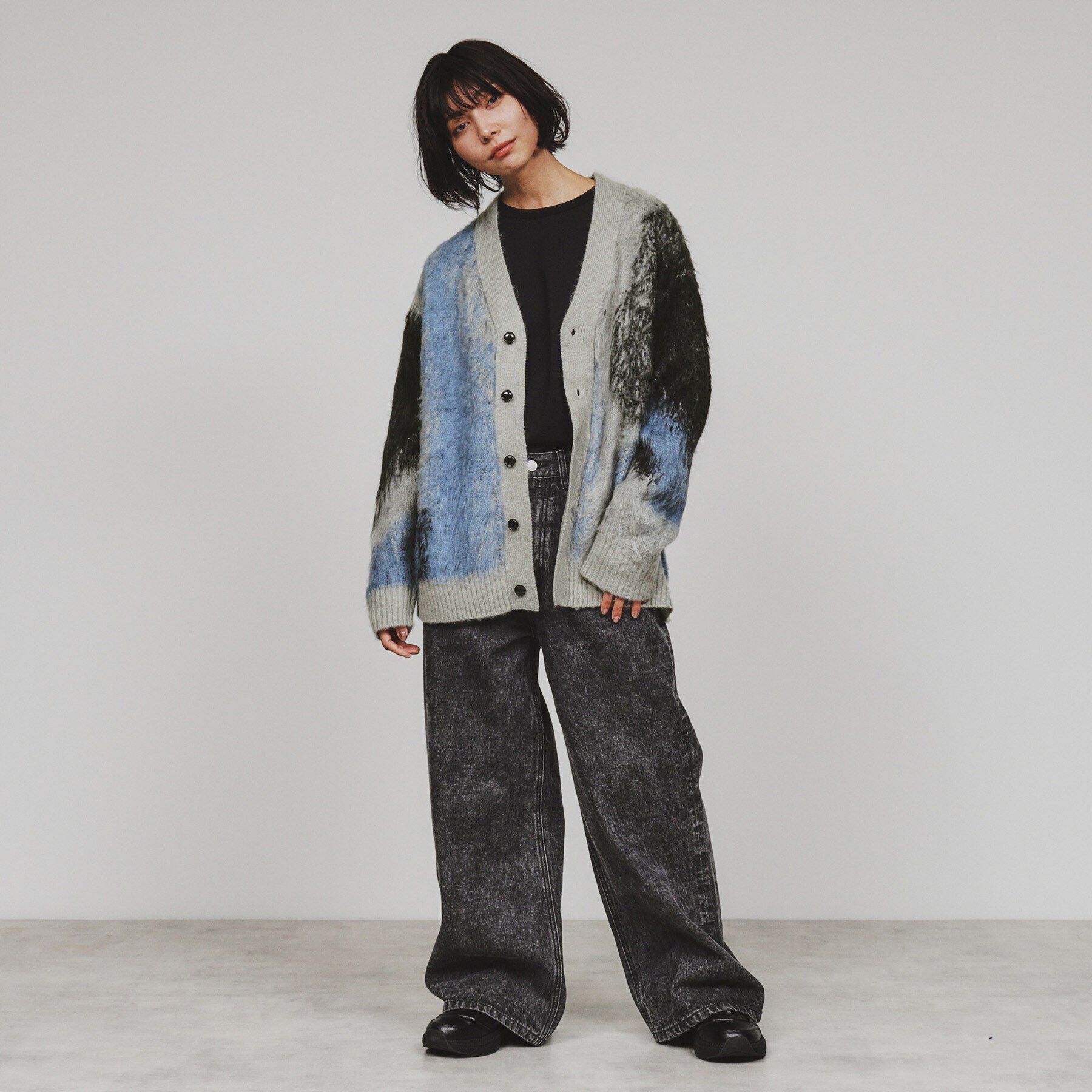tk.TAKEO KIKUCHI「【全10色】シャギーカーディガン」|カーディガン|