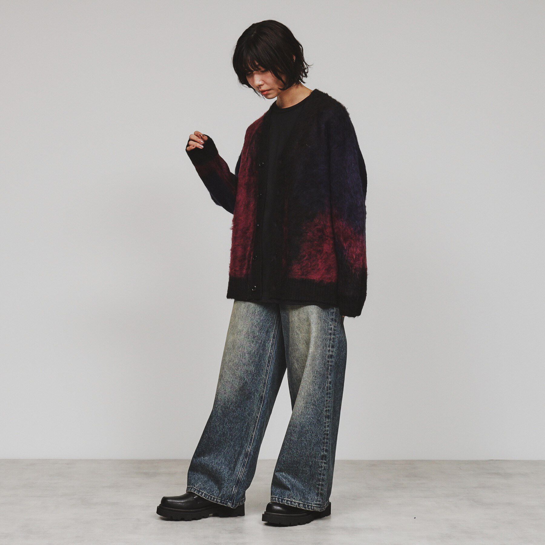 tk.TAKEO KIKUCHI「【全10色】シャギーカーディガン」|カーディガン|