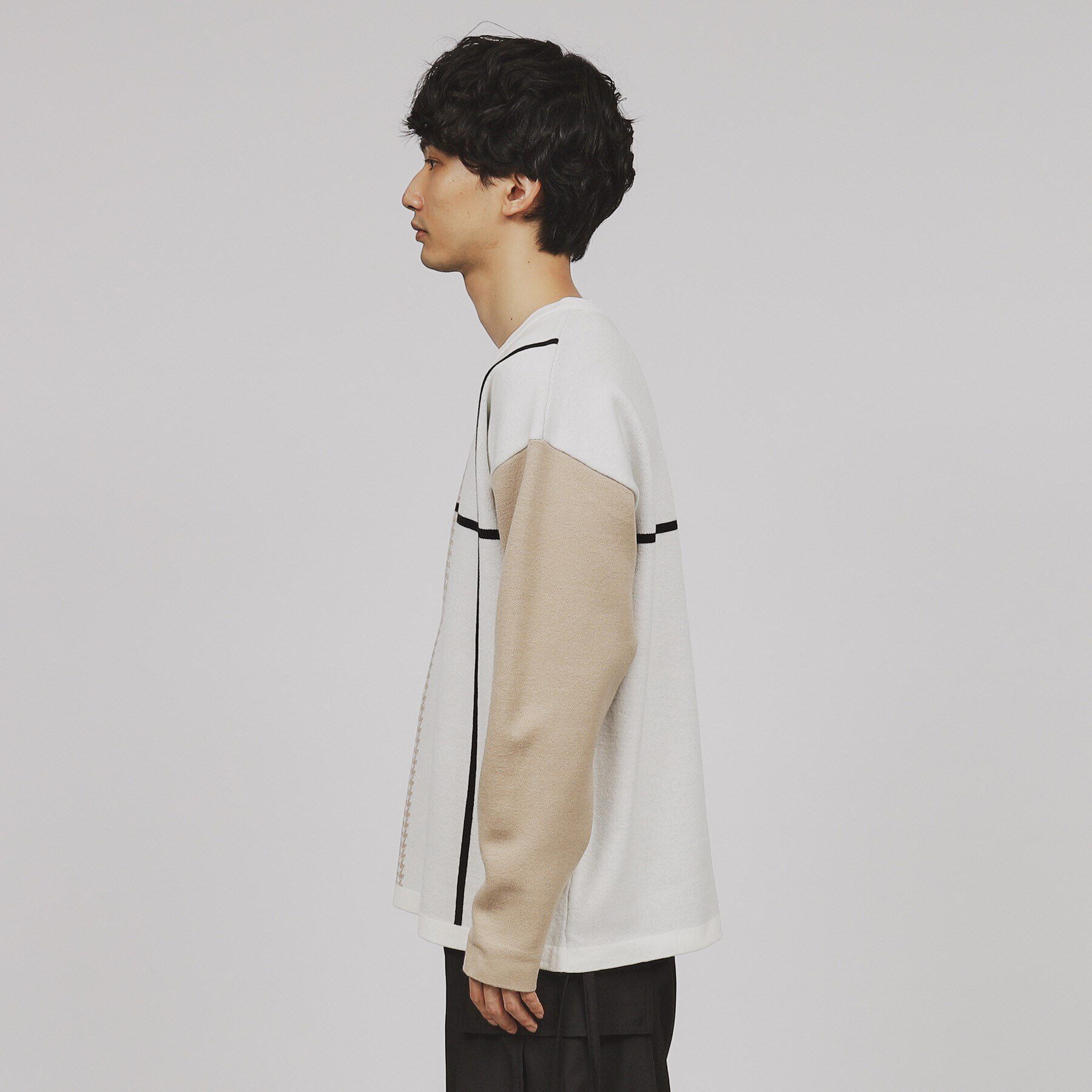 tk.TAKEO KIKUCHI「【もちもちニット】クラシックパターンクロスオーバー」|ニット・セーター|