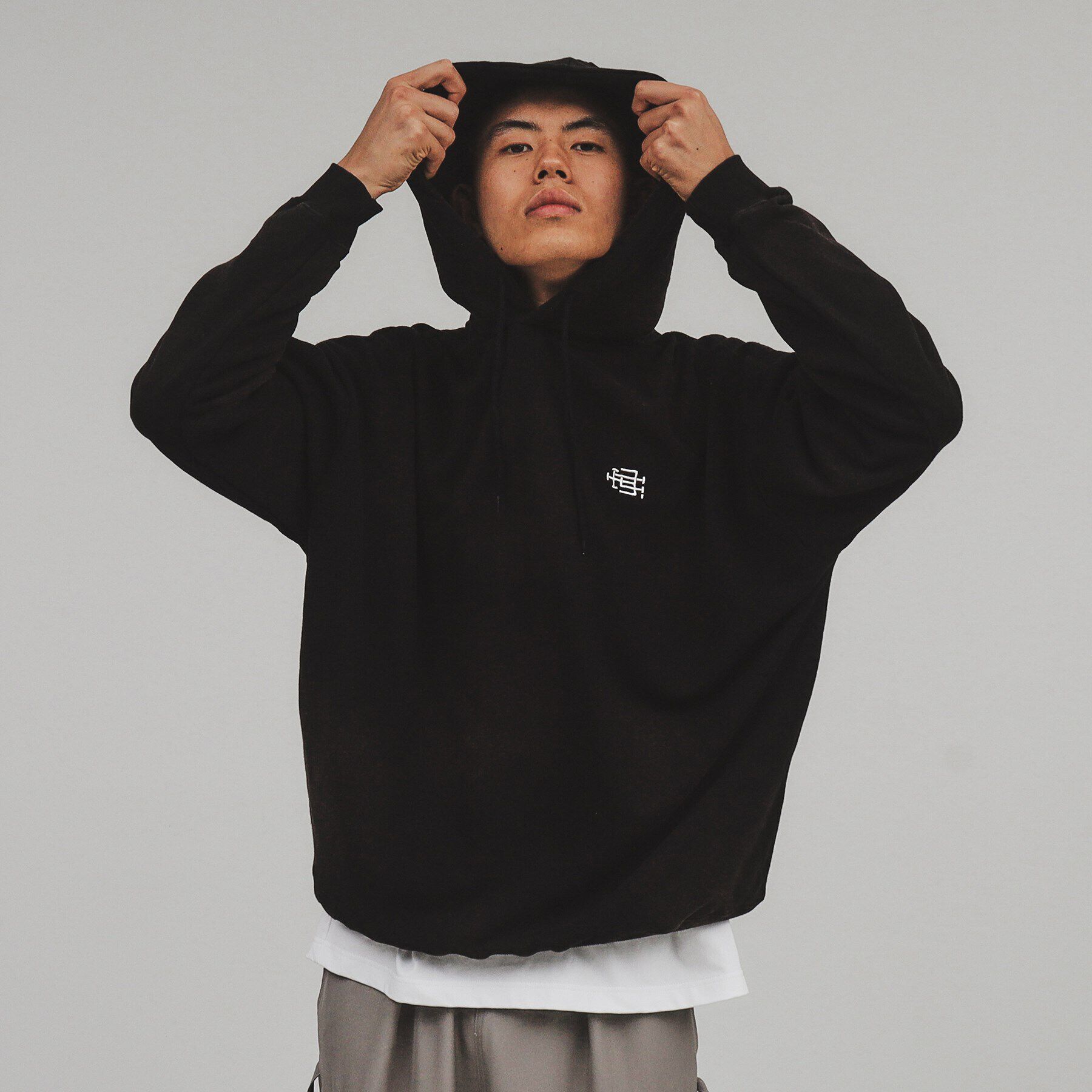 tk.TAKEO KIKUCHI「ヴィンテージライクパーカー」|パーカー|ブラック(019)