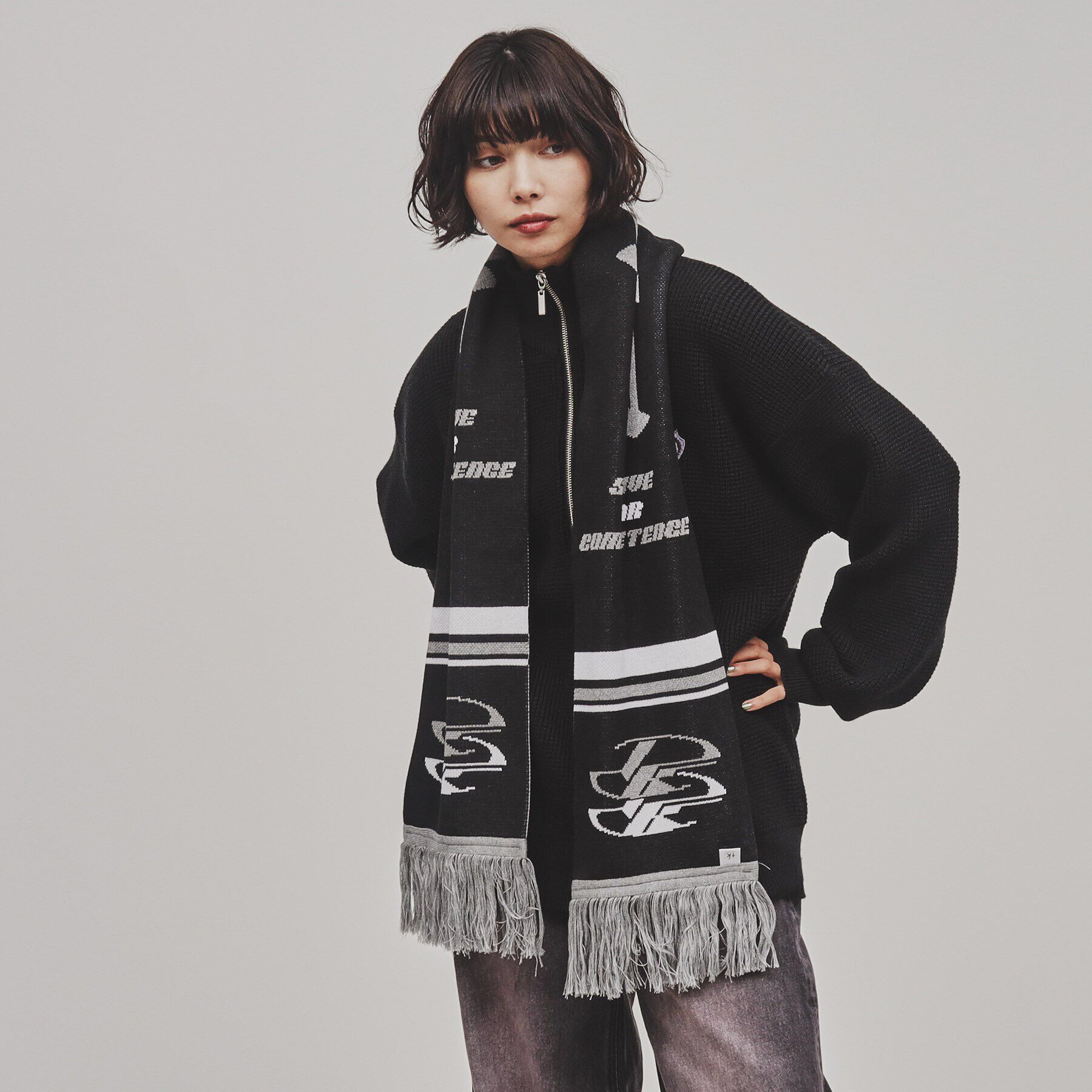 tk.TAKEO KIKUCHI「リバーシブルスタジアムマフラー」|ストール|