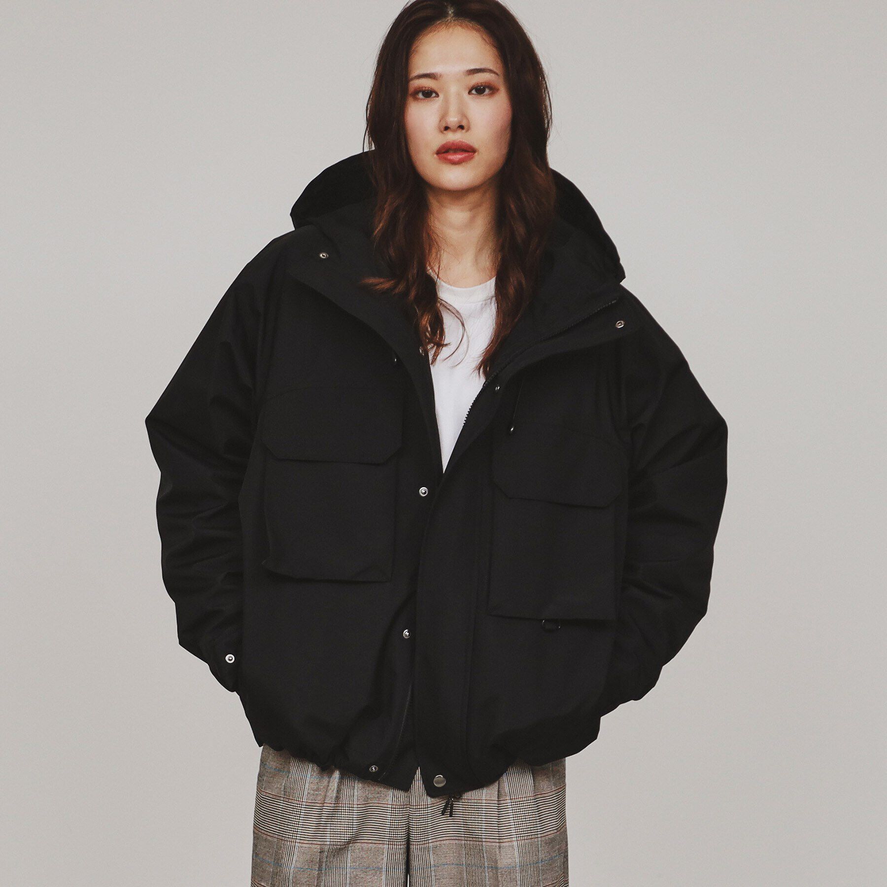 tk.TAKEO KIKUCHI「3WAYマウンテンパーカ」|ブルゾン・スタジャン|ブラック(019)