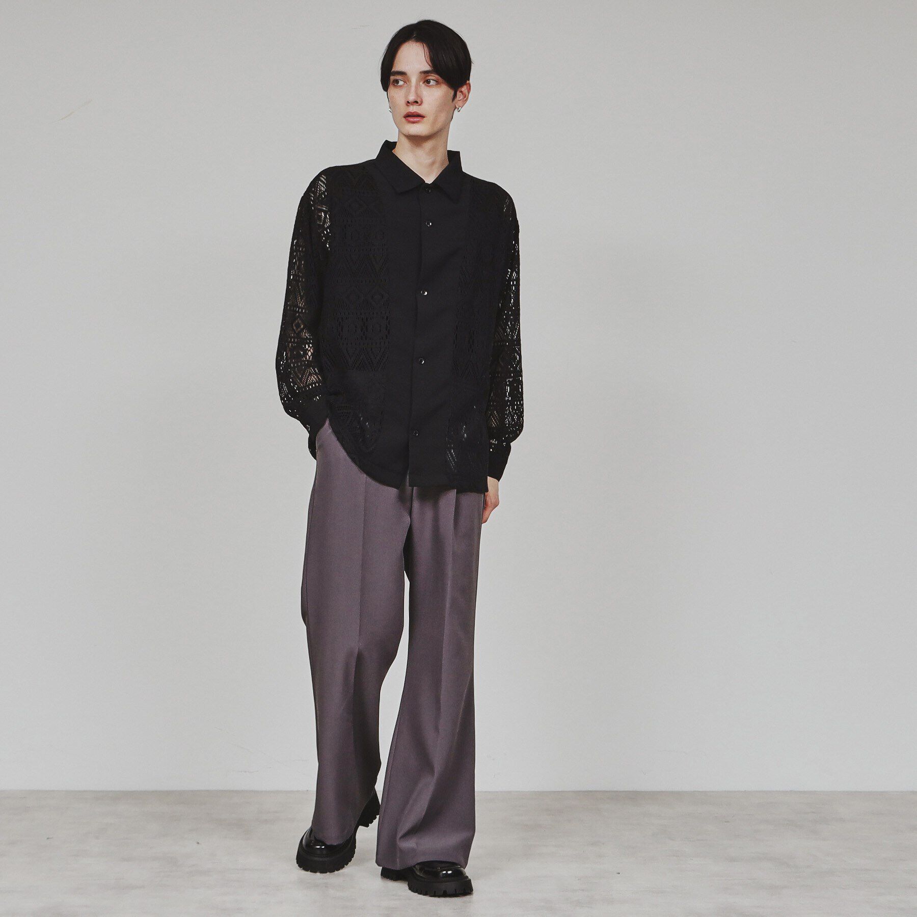 tk.TAKEO KIKUCHI「長袖レースシャツ」|シャツ・ブラウス|