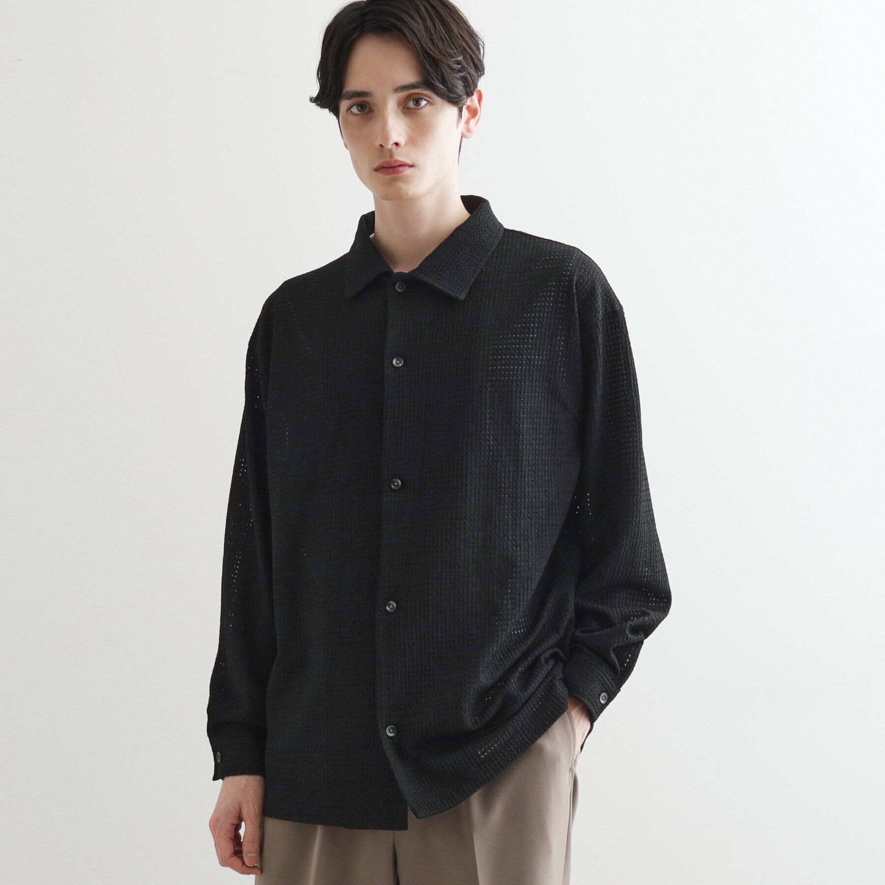 tk.TAKEO KIKUCHI「カット楊柳シャツ」|シャツ・ブラウス|