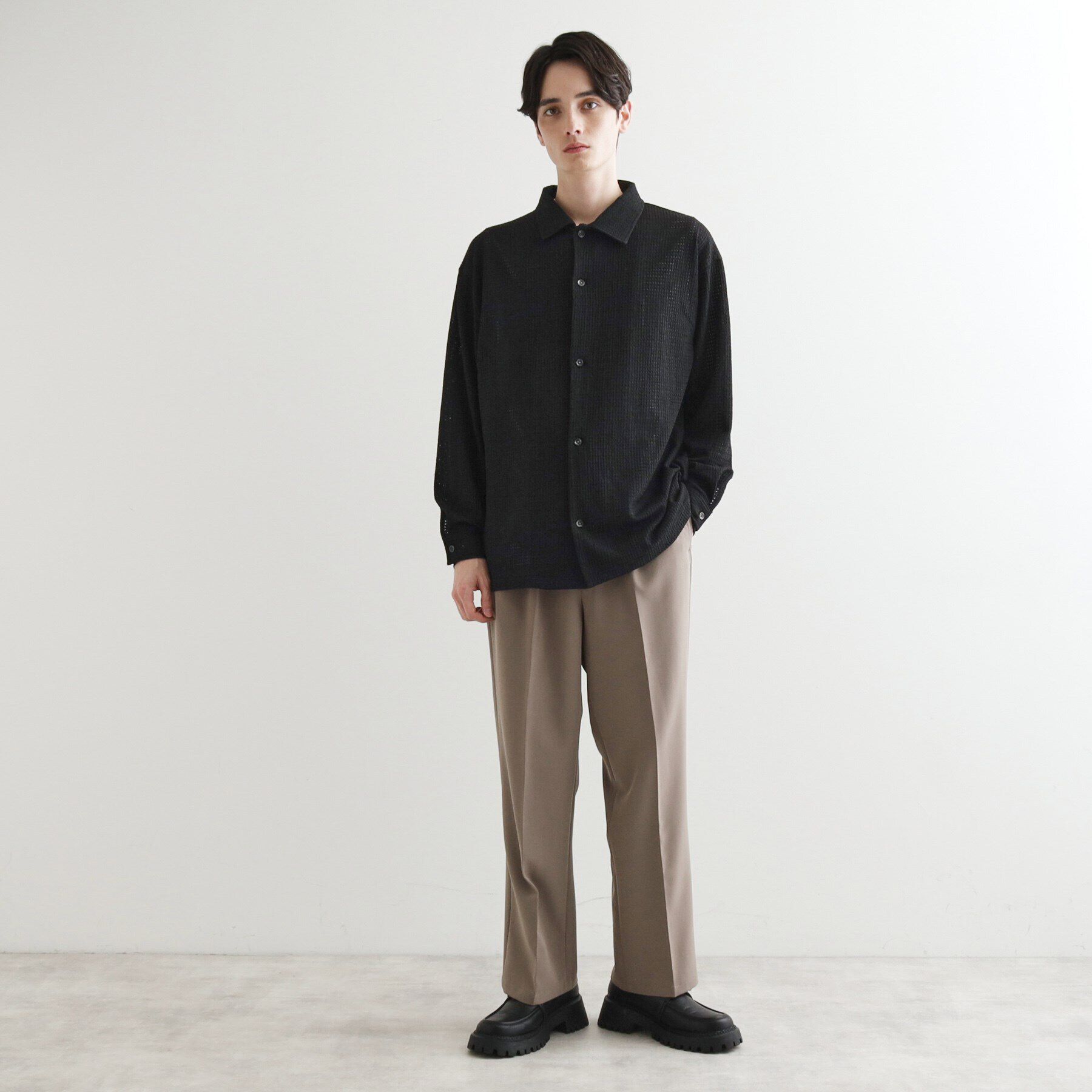 tk.TAKEO KIKUCHI「カット楊柳シャツ」|シャツ・ブラウス|