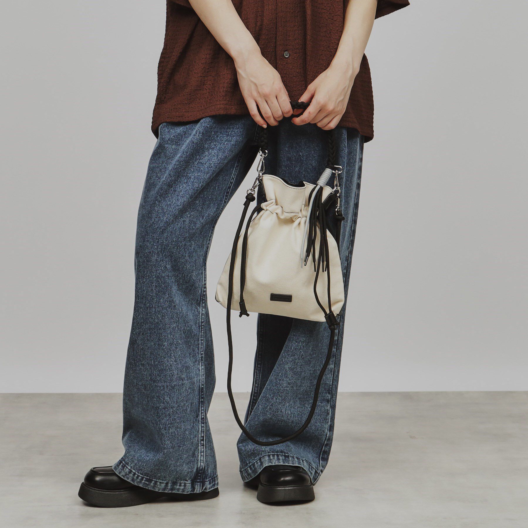 tk.TAKEO KIKUCHI「ADAMPATEK 別注 アソート巾着ショルダーバッグ」|ショルダー・メッセンジャー|