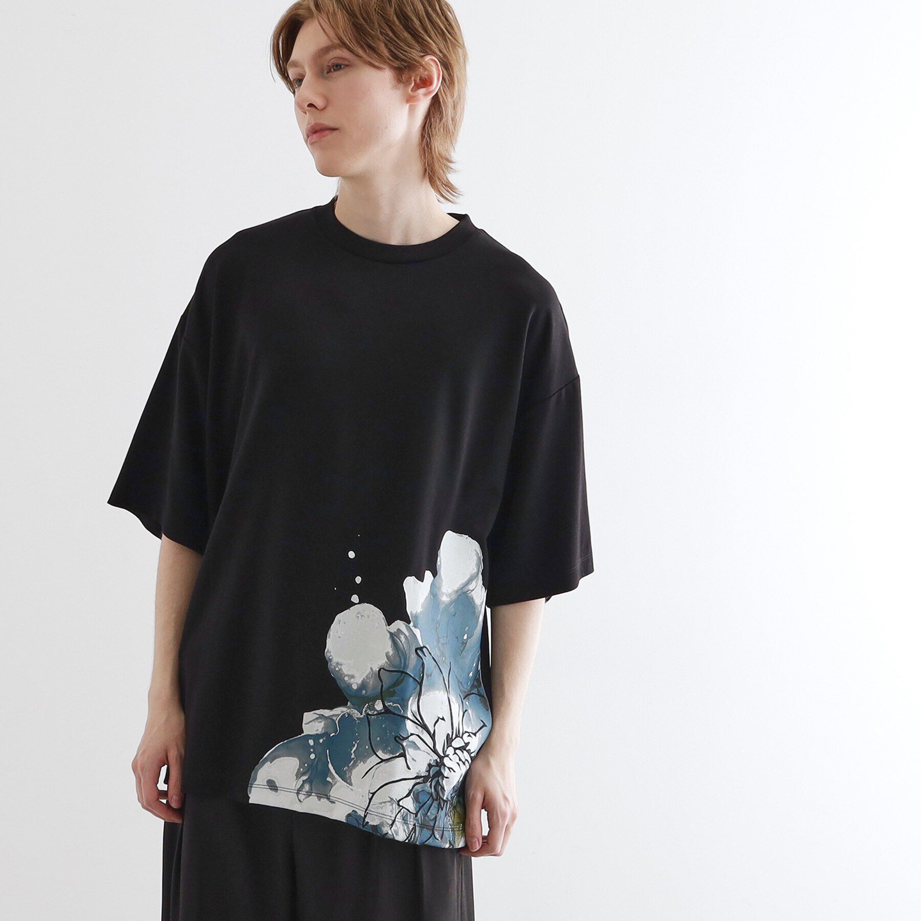 tk.TAKEO KIKUCHI「バブルアートフラワーTシャツ」|Tシャツ・カットソー|