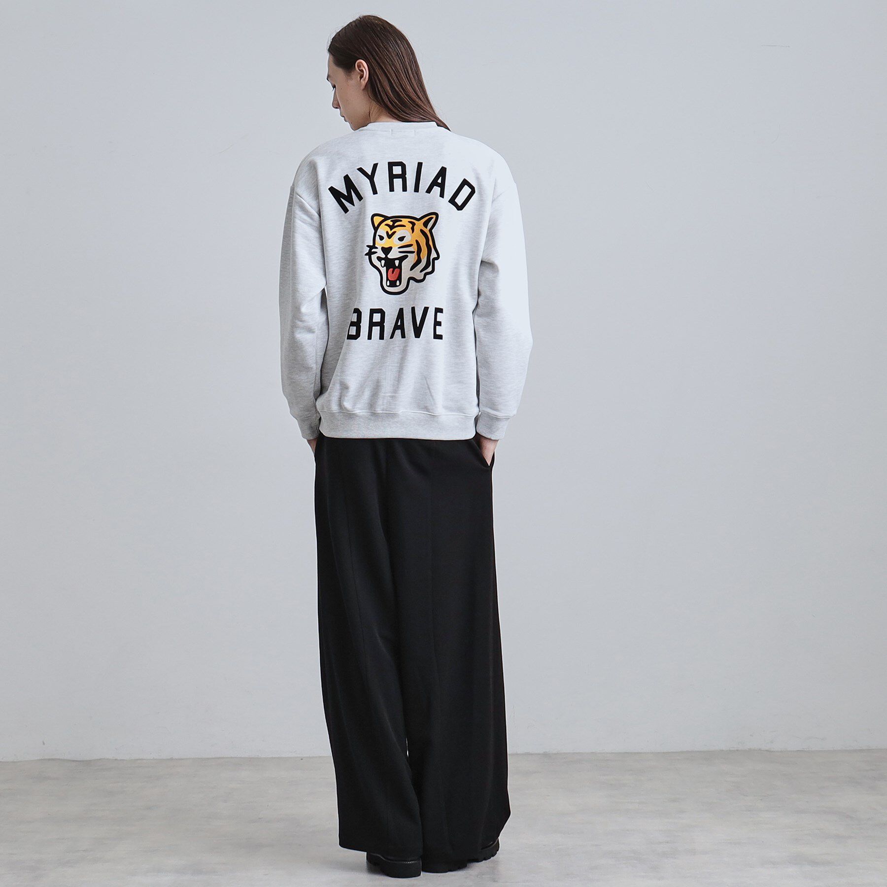 tk.TAKEO KIKUCHI「とらフロッキースウェット」|パーカー|