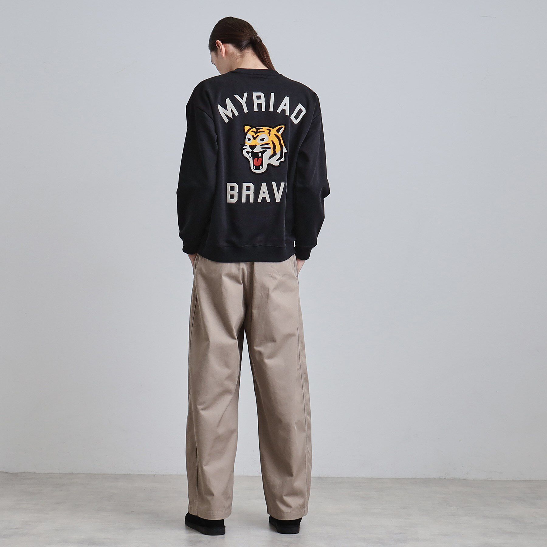 tk.TAKEO KIKUCHI「とらフロッキースウェット」|パーカー|