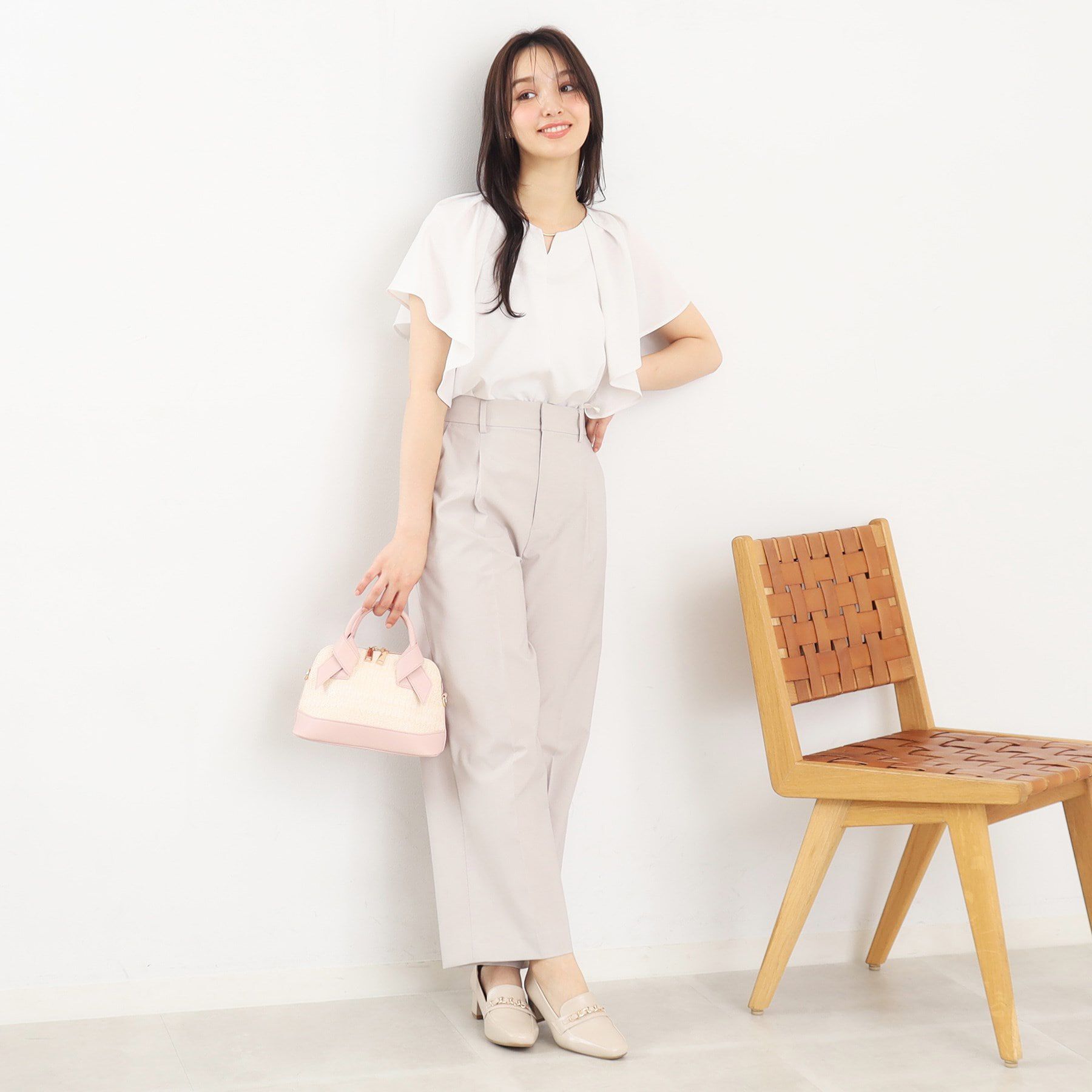 index「タックフレアスリーブブラウス【洗濯機洗い可/吸水速乾/防シワ/抗ピル】」|シャツ・ブラウス|