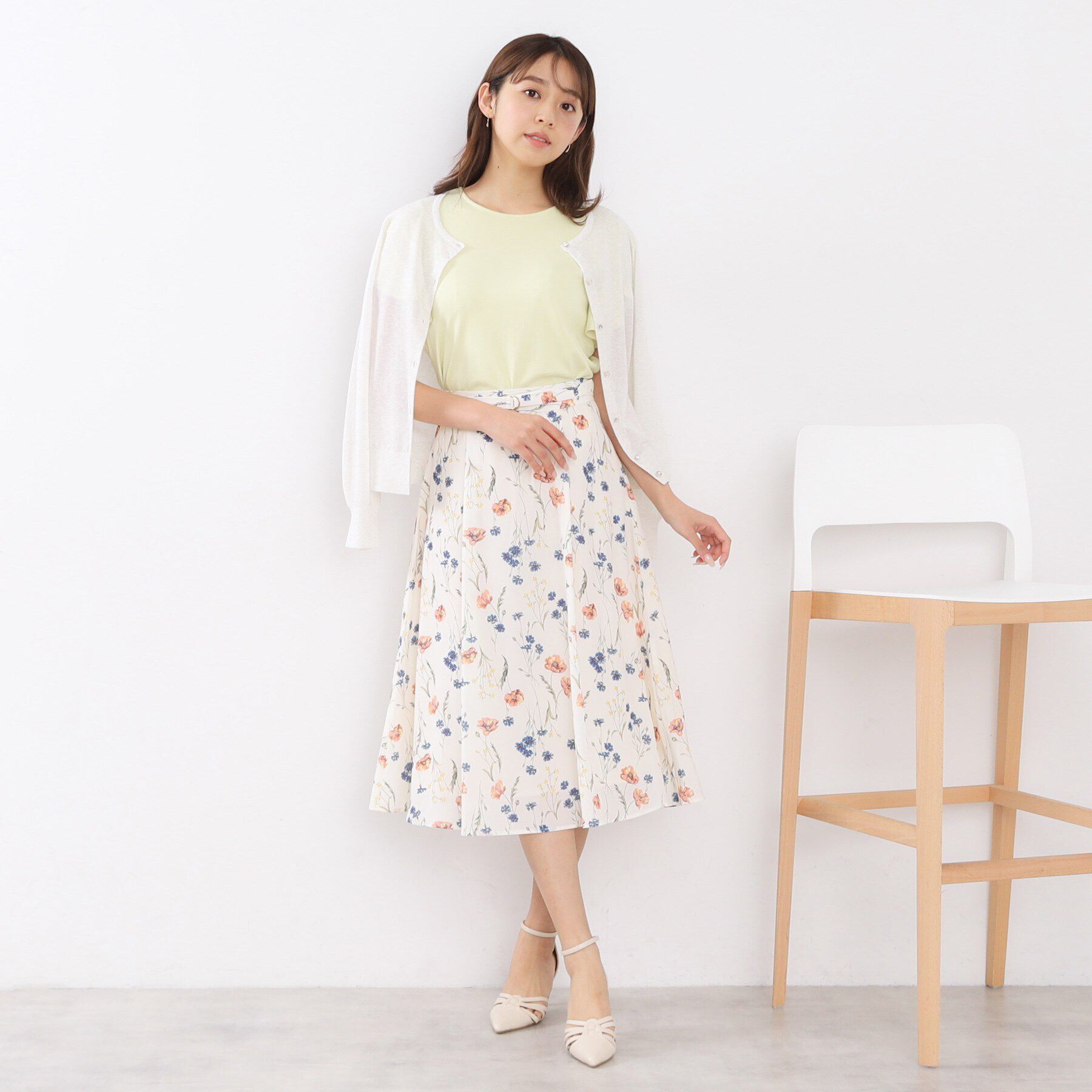 index「UV フレアースリーブトップス【接触冷感/洗濯機洗い可】」|Tシャツ・カットソー|