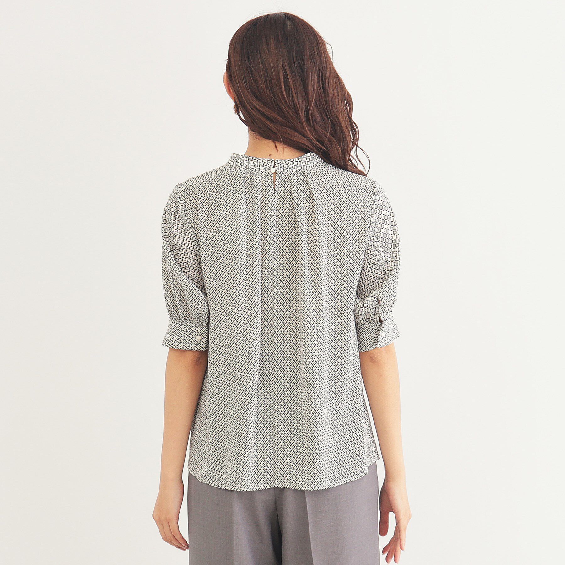 index「アシメボウタイブラウス【洗濯機洗い可/イージーアイロン】」|シャツ・ブラウス|