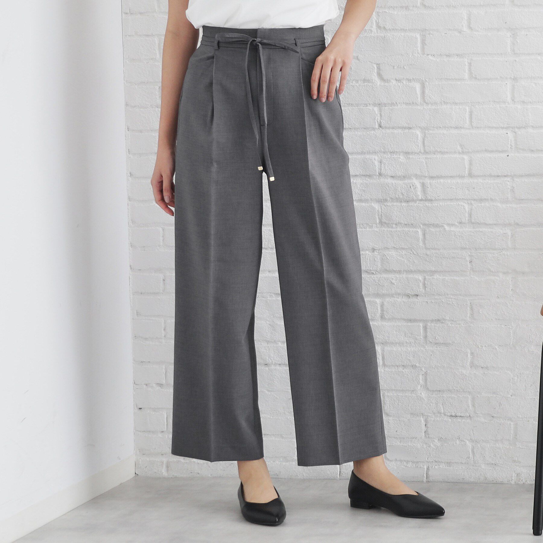 index「ツイルタックワイドパンツ【洗濯機洗い可/防シワ】」|その他|