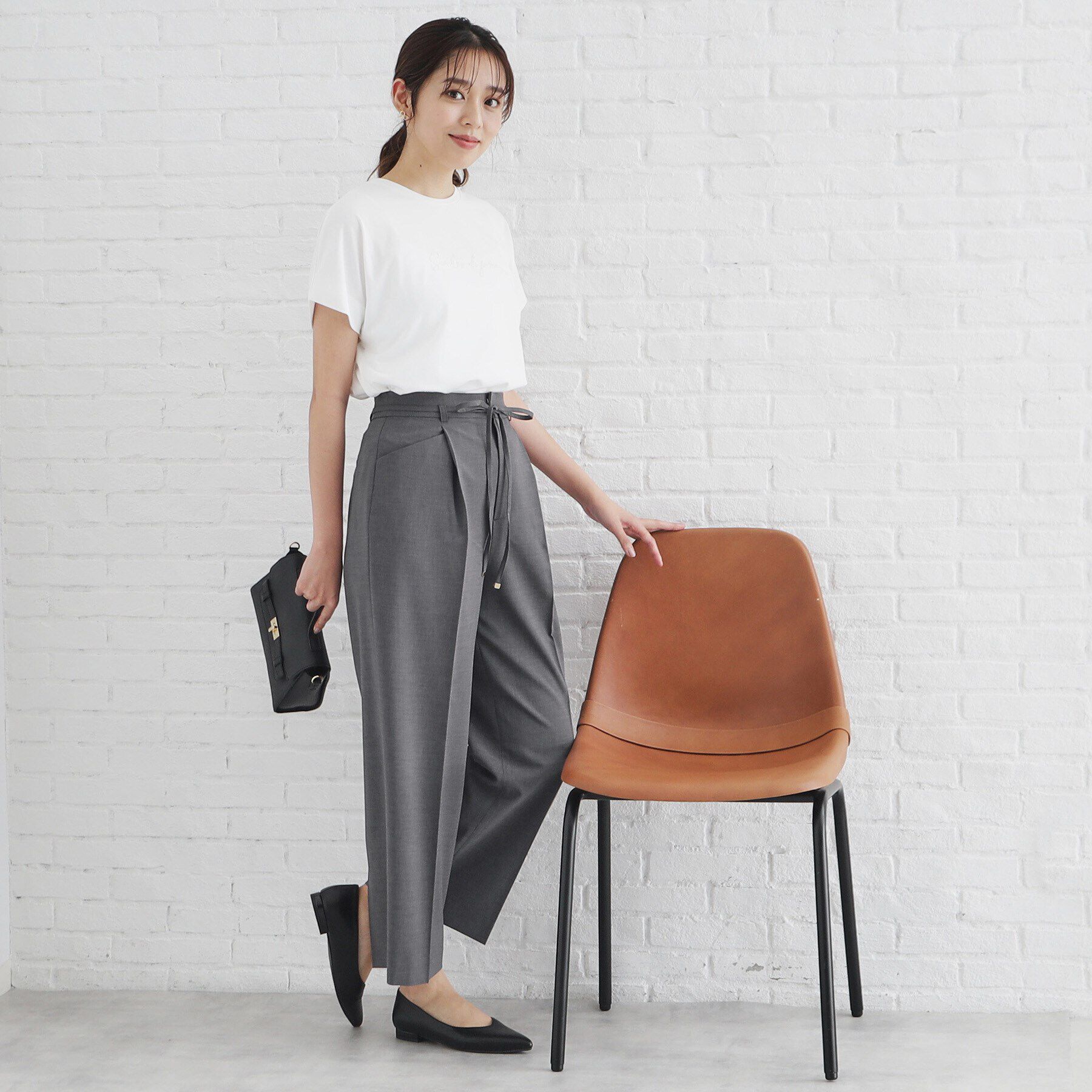 index「ツイルタックワイドパンツ【洗濯機洗い可/防シワ】」|その他|