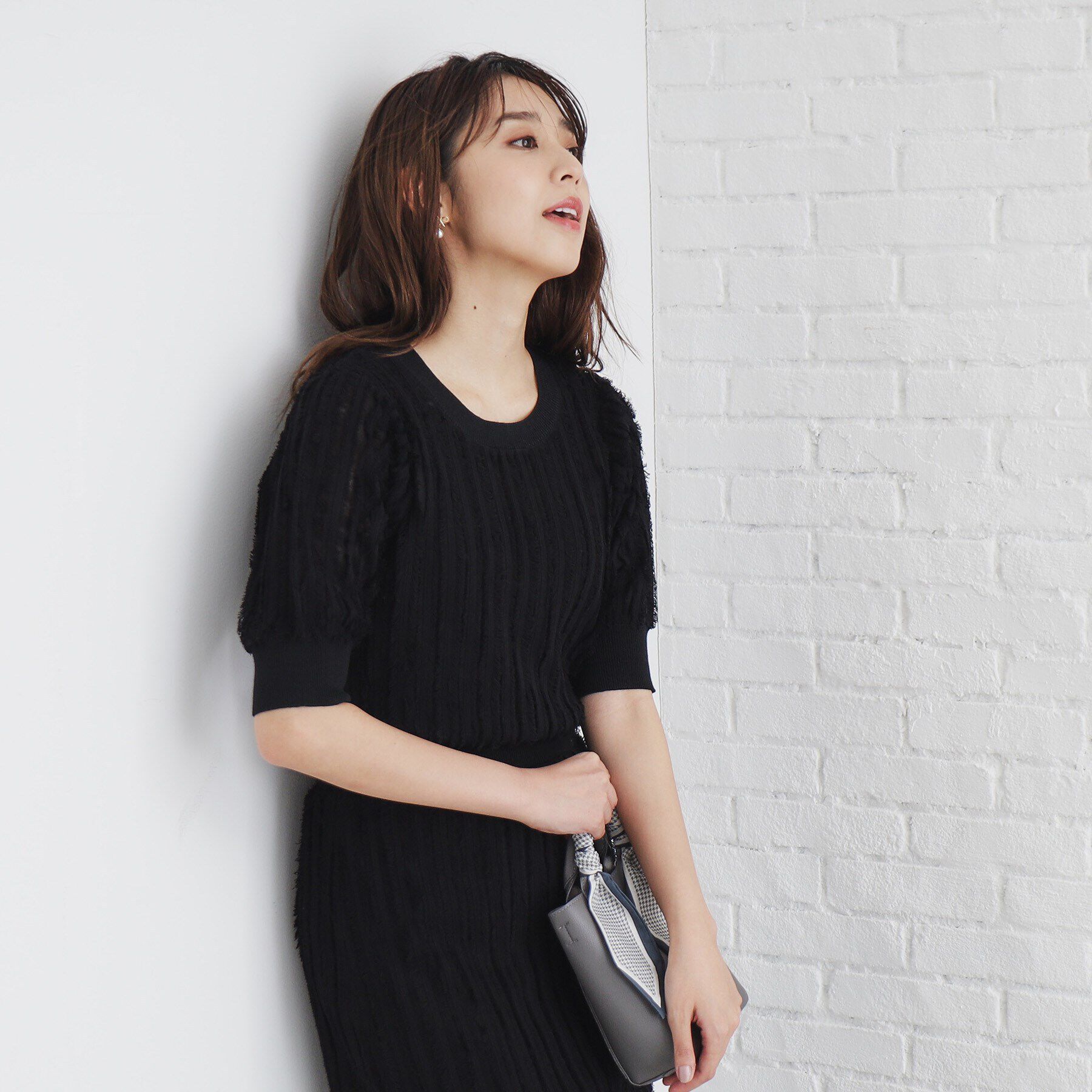 index「カットフリンジニットトップス/セットアップ対応【洗濯機洗い可】」|ニット・セーター|