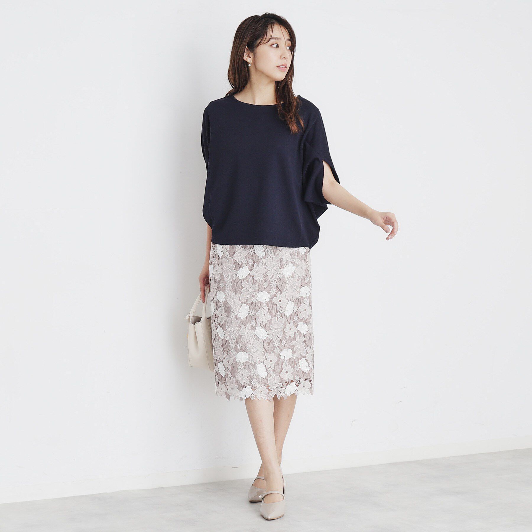 index「UV ドルマンスリーブトップス【洗濯機洗い可/防シワ】」|Tシャツ・カットソー|