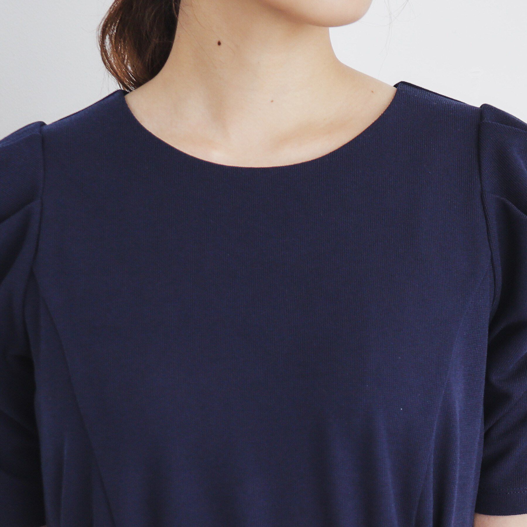 index「ツイストスリーブワンピース【洗濯機洗い可】」|ワンピース|