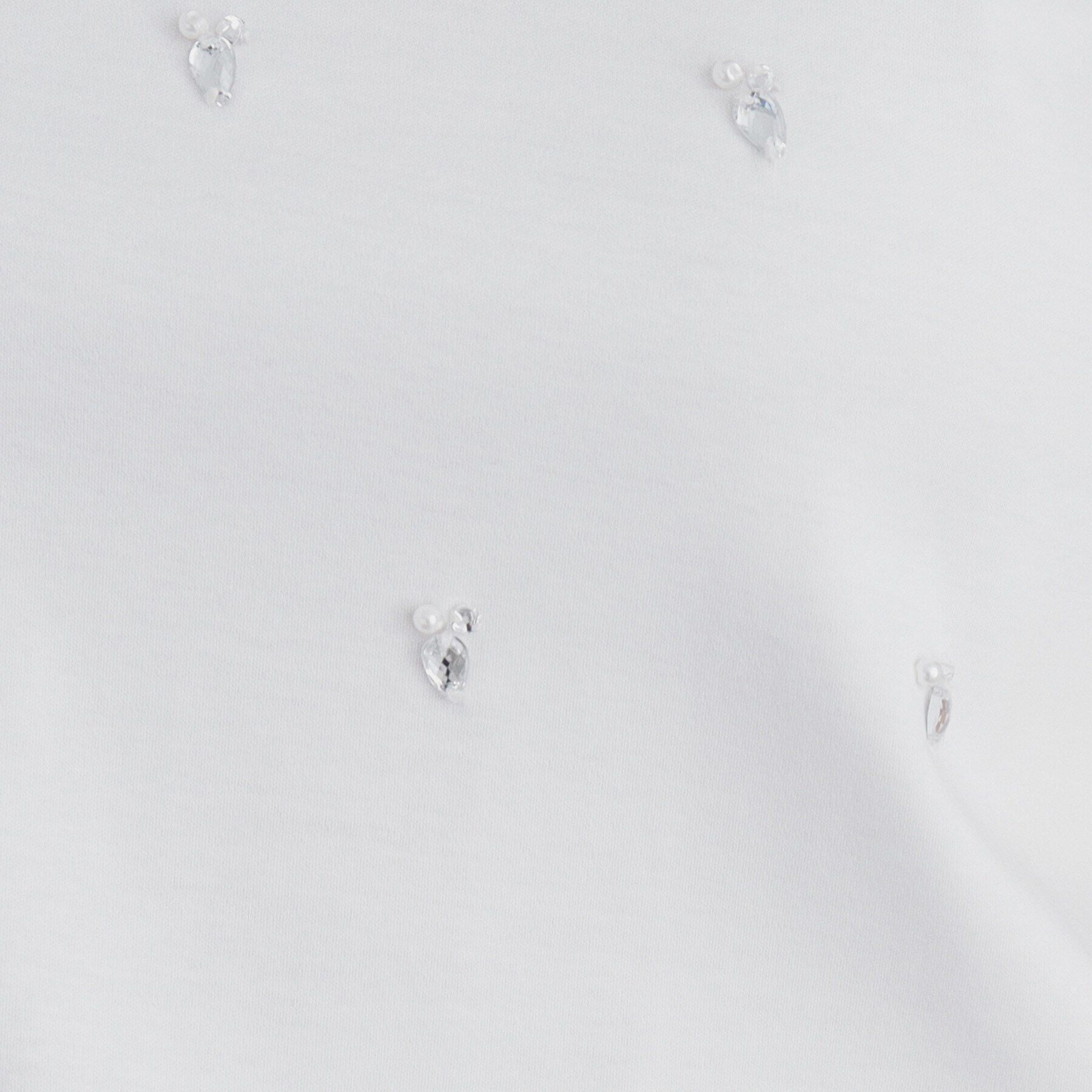 index「《美人百花掲載》クールタッチ短丈ビジューTシャツ【洗濯機洗い/接触冷感】」|Tシャツ・カットソー|