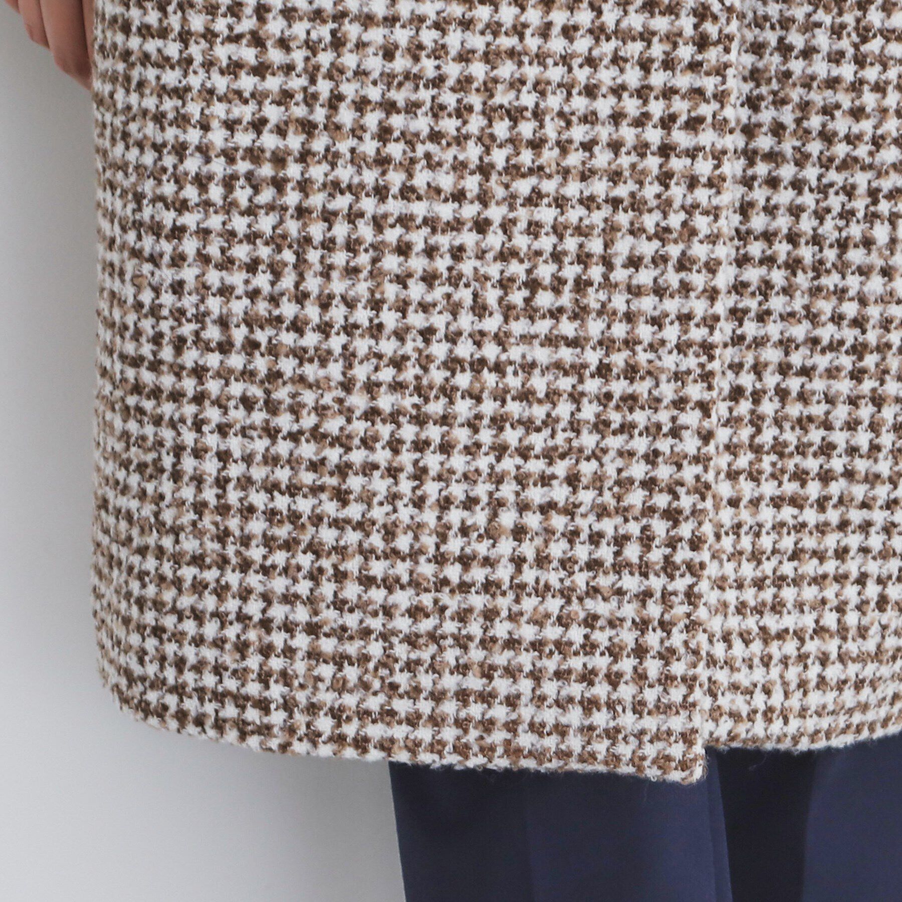 index「千鳥チェックチェスターコート【洗える】」|チェスターコート|