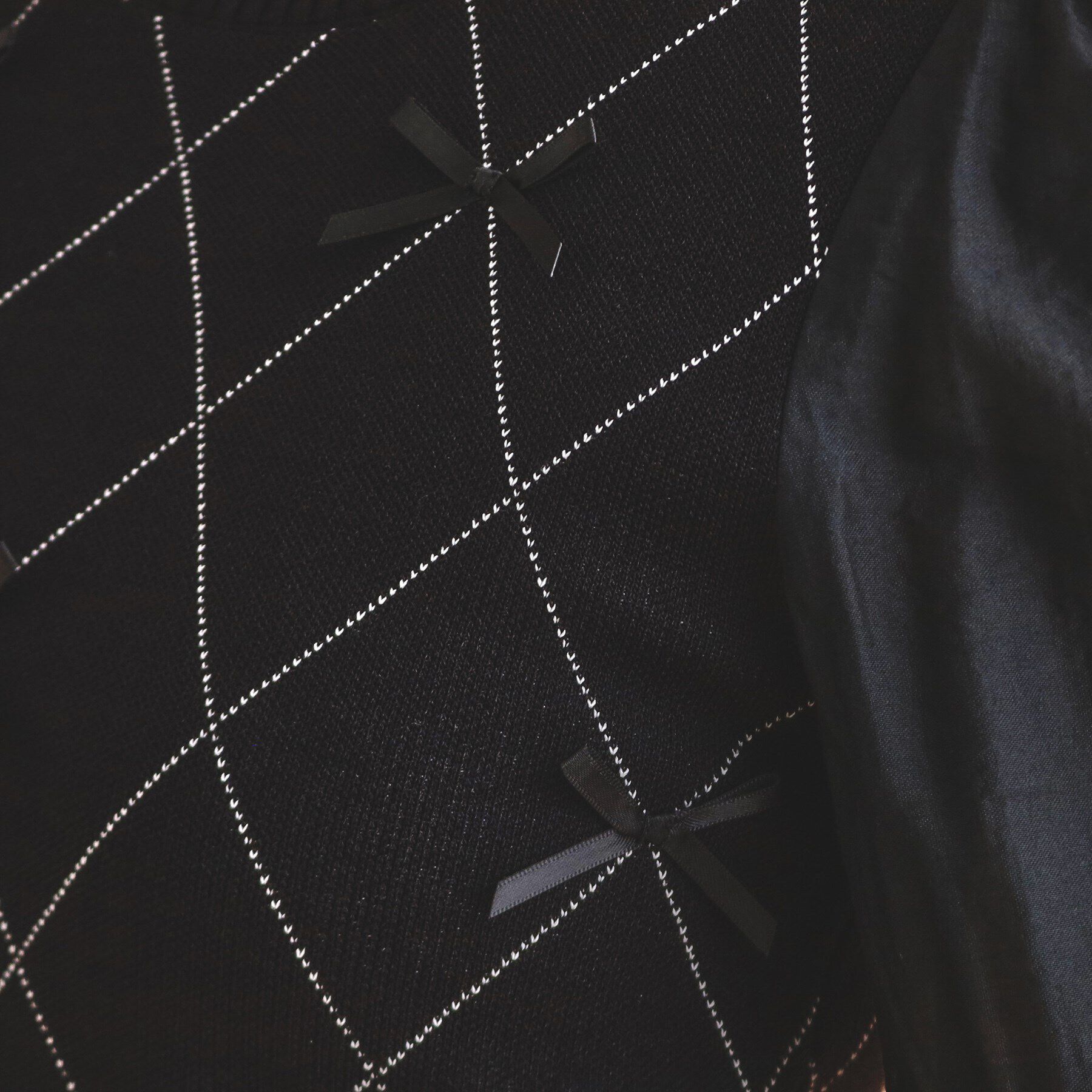 index「ダイヤリボンシアーパフスリーブニット/ニットアップ対応【洗濯機洗い可/抗ピル】」|ニット・セーター|