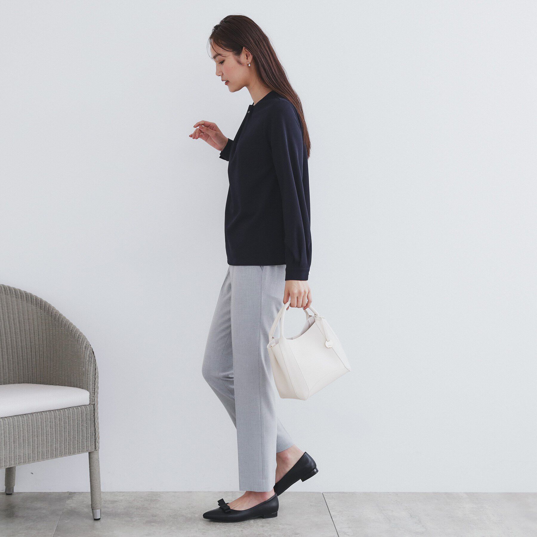 index「タックパール調トップス【洗濯機洗い可】」|Tシャツ・カットソー|