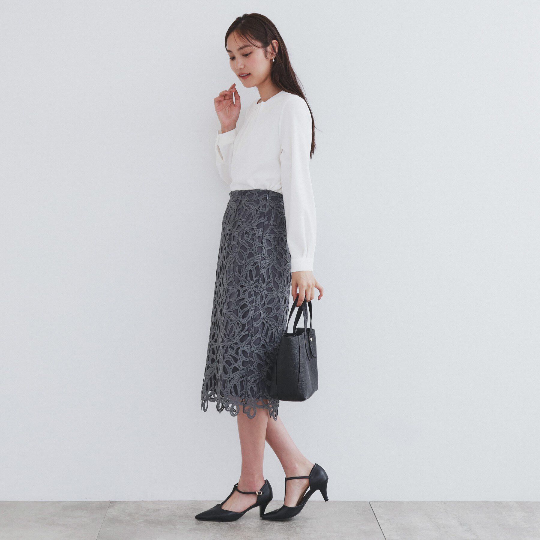 index「タックパール調トップス【洗濯機洗い可】」|Tシャツ・カットソー|