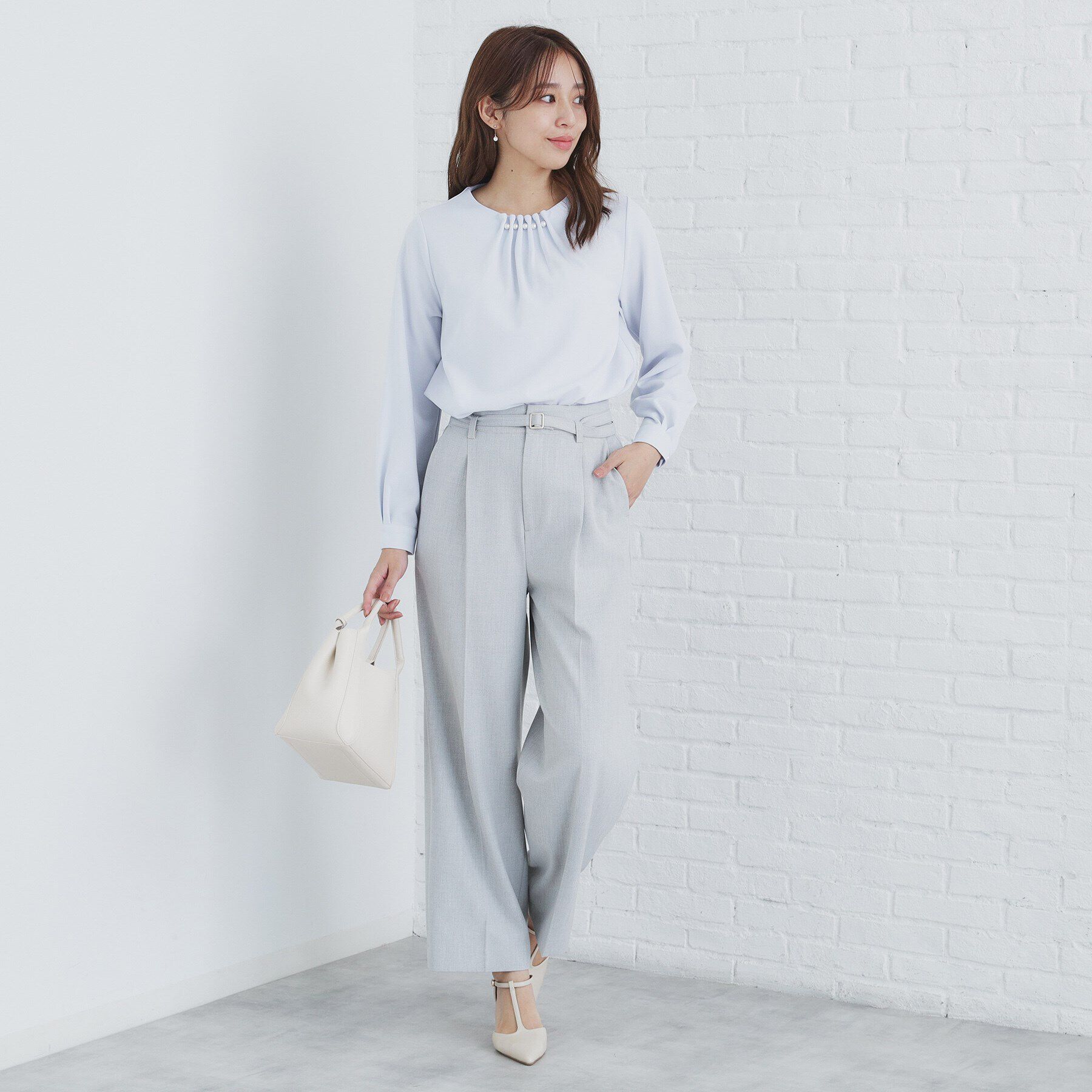 index「タックパール調トップス【洗濯機洗い可】」|Tシャツ・カットソー|