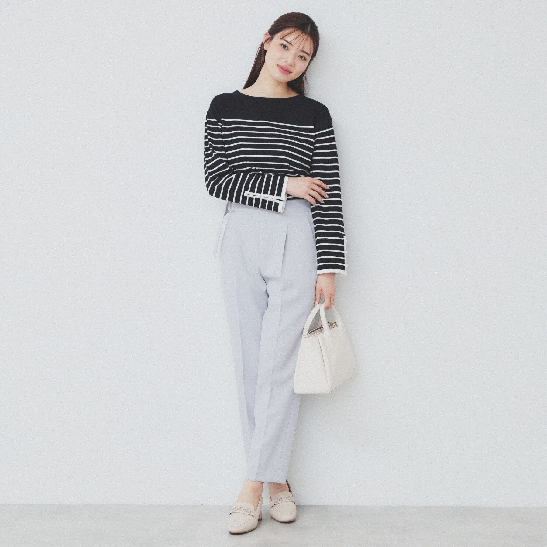 index「袖スリットスリーブニット【洗濯機洗い可】」|ニット・セーター|