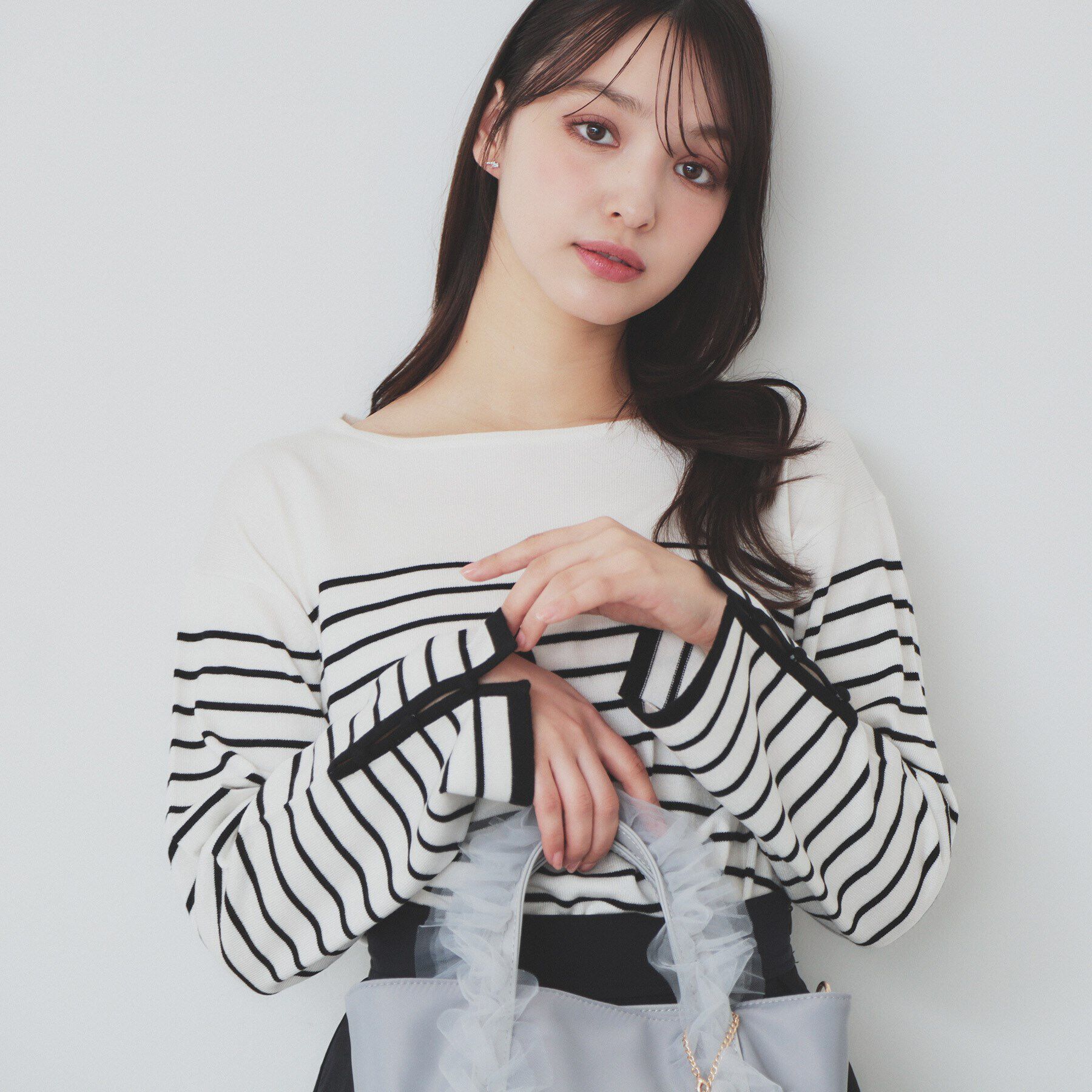 index「袖スリットスリーブニット【洗濯機洗い可】」|ニット・セーター|オフホワイト(303