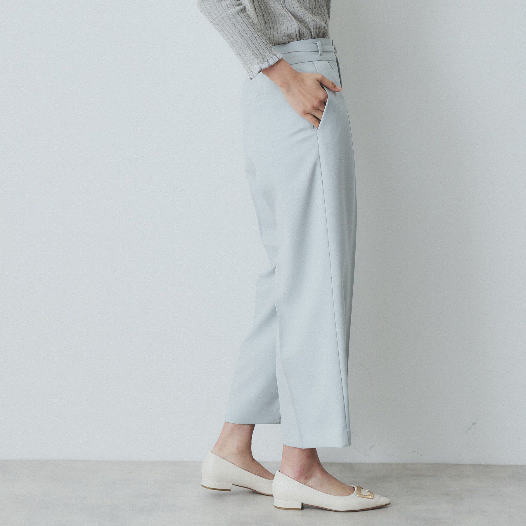 index「ソフトツイルタックワイドパンツ【洗濯機洗い可】」|その他|