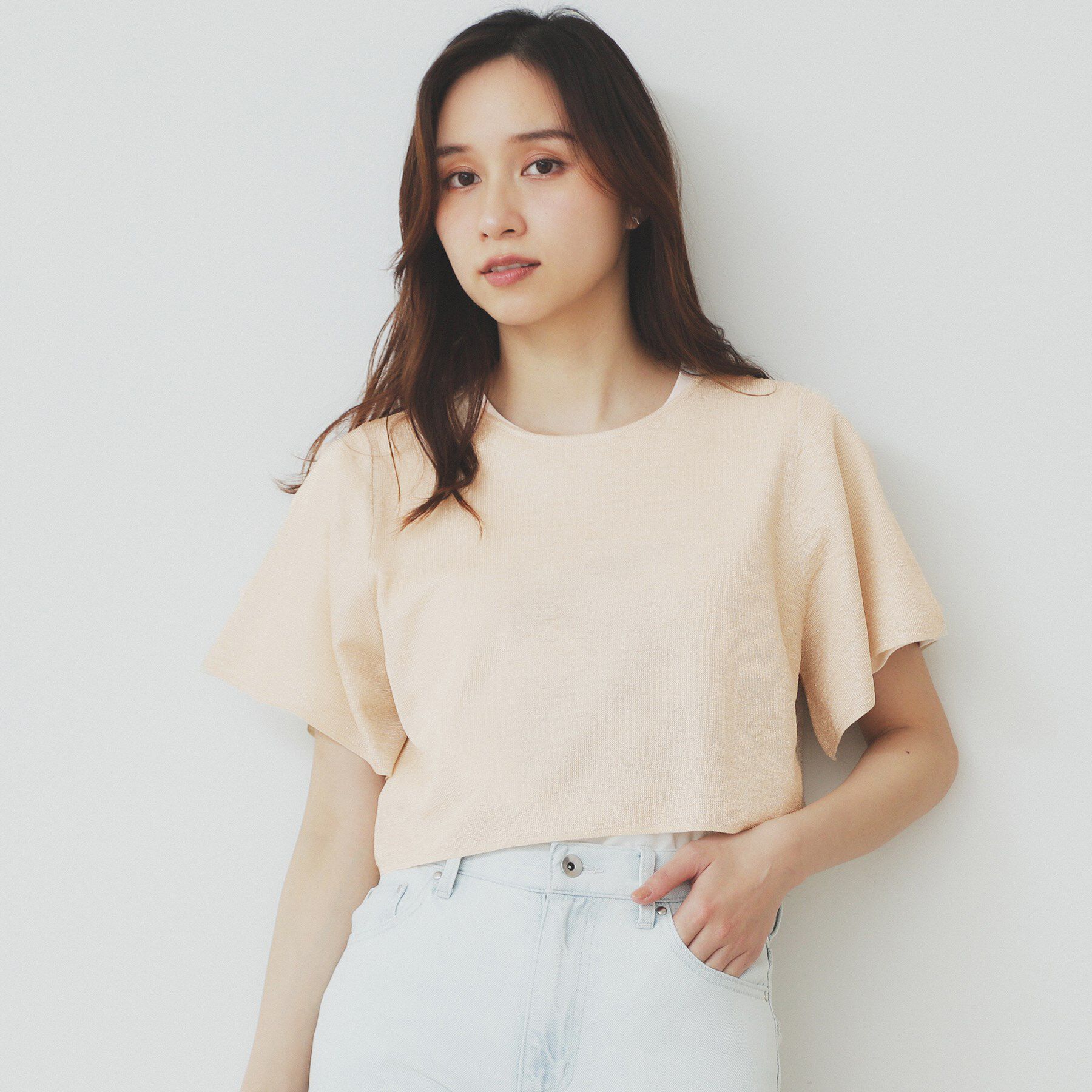 index「シャイニーショートボレロ/前後2WAY【洗濯機洗い可/抗ピル】」|カーディガン|