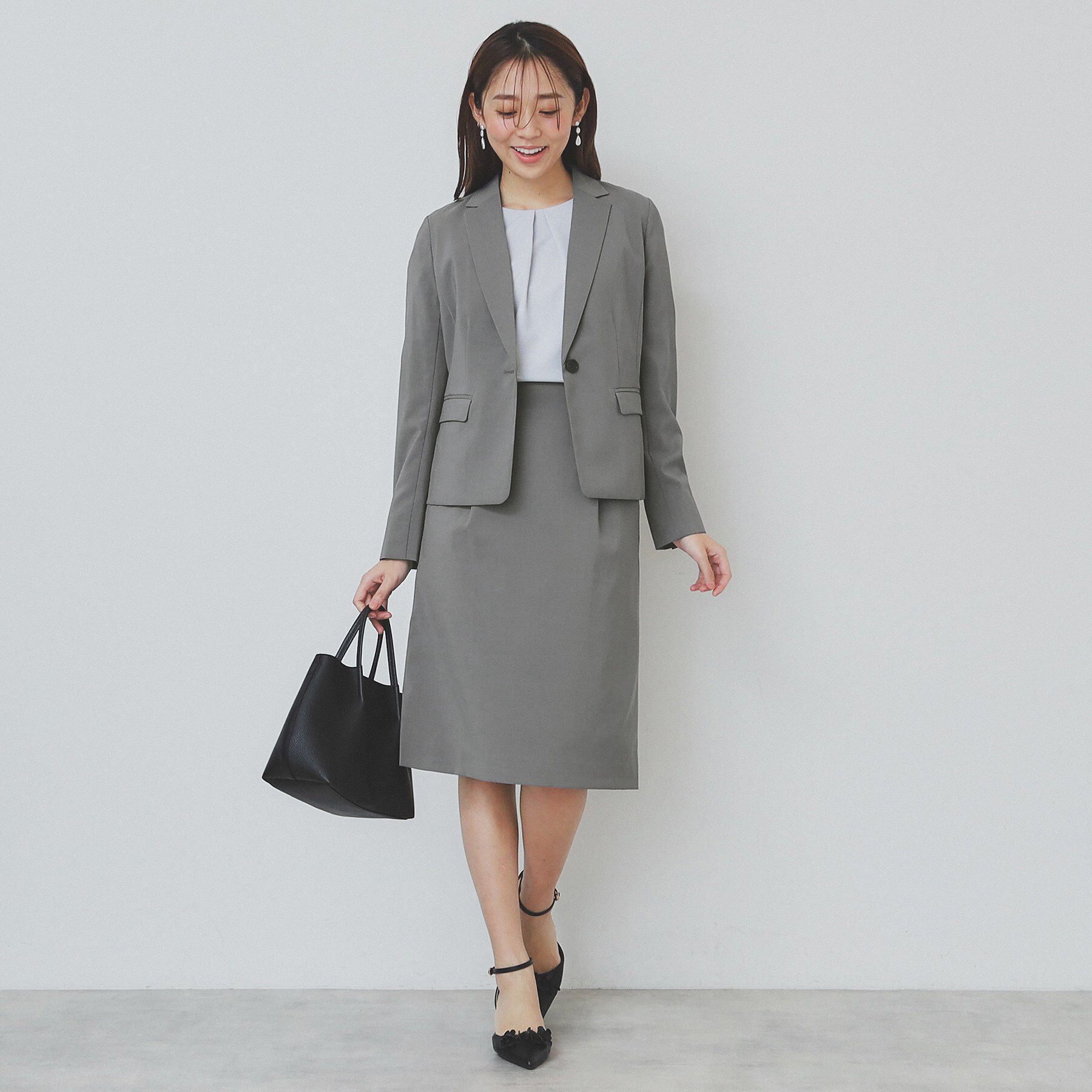 index「ストレッチテーラードジャケット/セットアップ対応【洗える/抗ピル/接触冷感】」|テーラードジャケット|