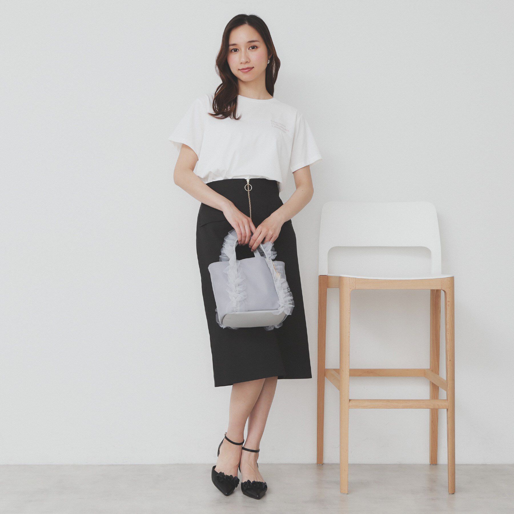 index「ロゴ刺繍Tシャツ【UV/接触冷感/洗濯機洗い可】」|Tシャツ・カットソー|