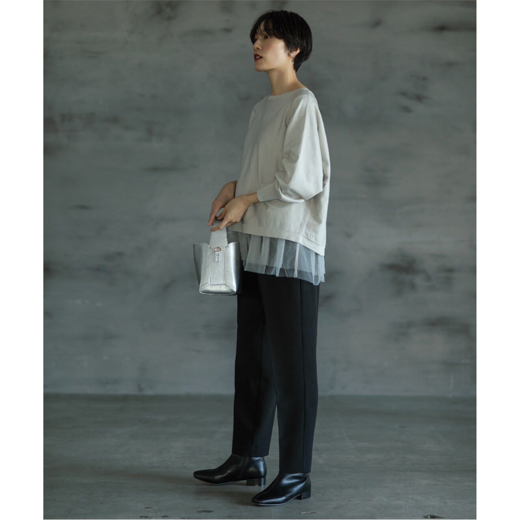 OPAQUE.CLIP「ネオサーモ（R） イージーテーパードパンツ【洗濯機洗い可／ストレッチ／イージーケア／蓄熱保温効果】」|その他|