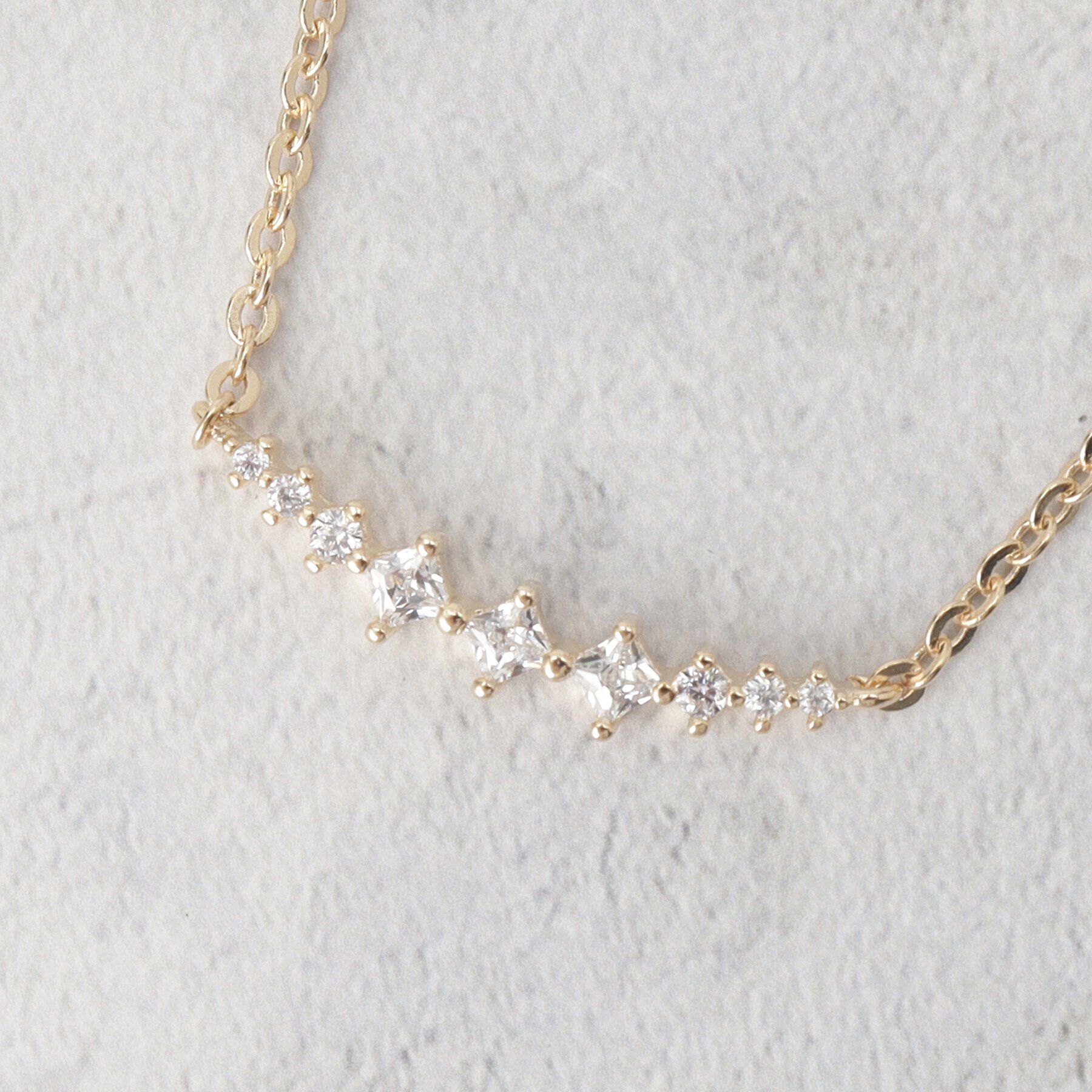 OPAQUE.CLIP「ビジューネックレス」|ネックレス|