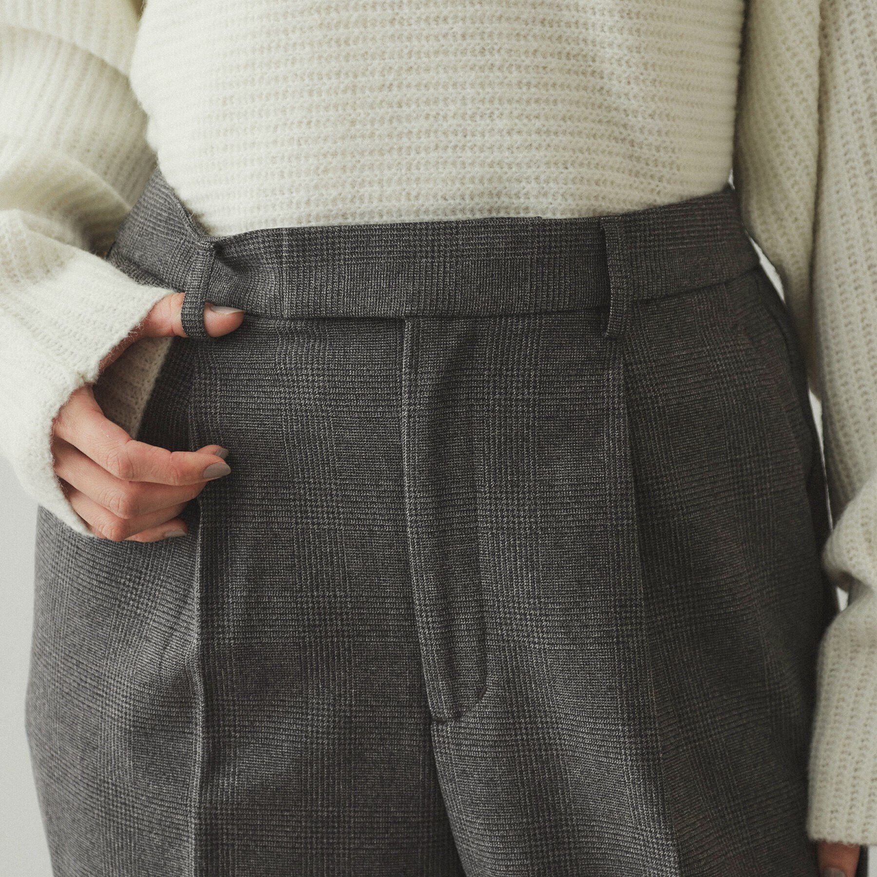 OPAQUE.CLIP「《S-LLsize》裏起毛ストレッチフレアパンツ【吸湿発熱/洗濯機洗い可】」|その他|