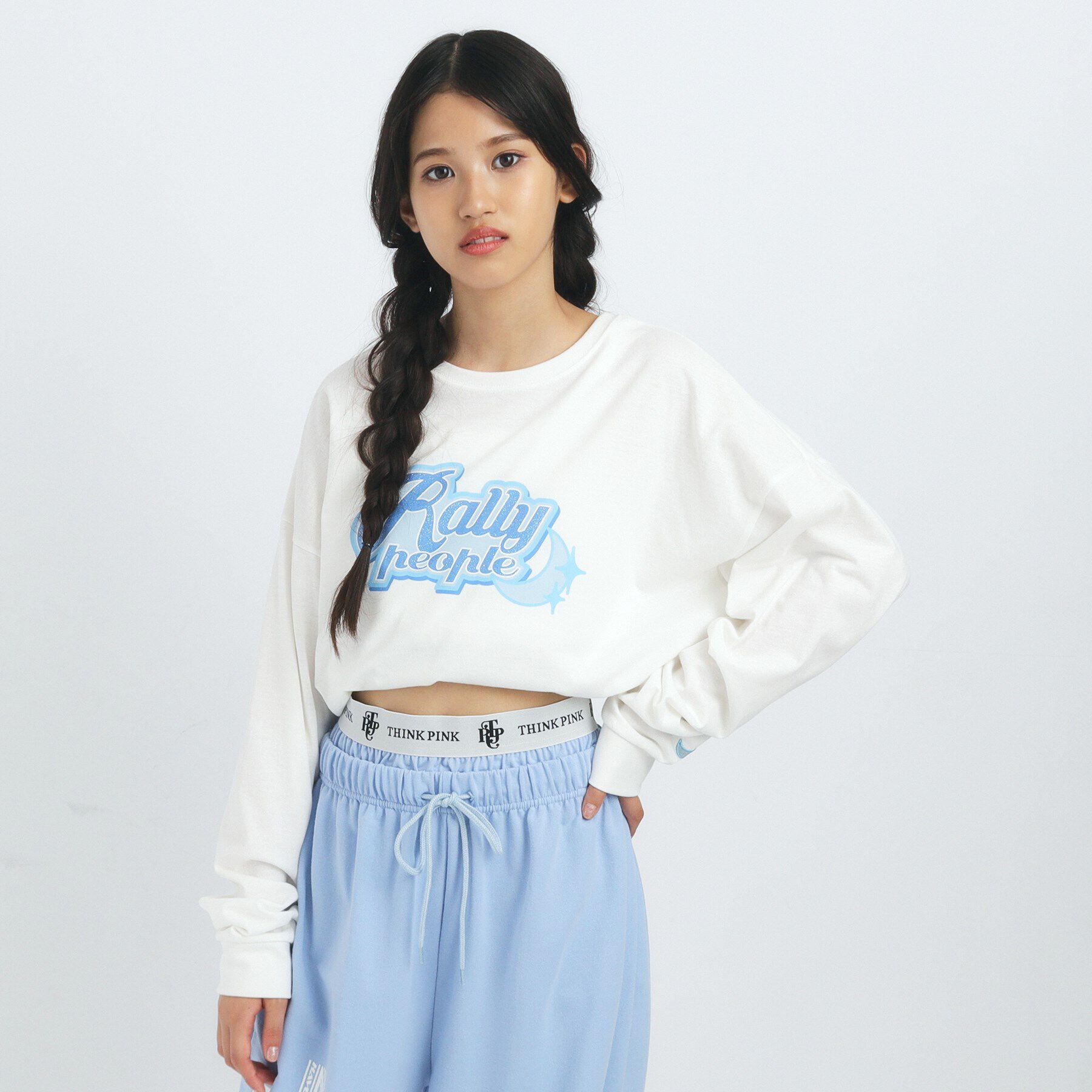 PINK-latte「【るーつくコラボ】BIGシルエットTシャツ」|Tシャツ・カットソー|