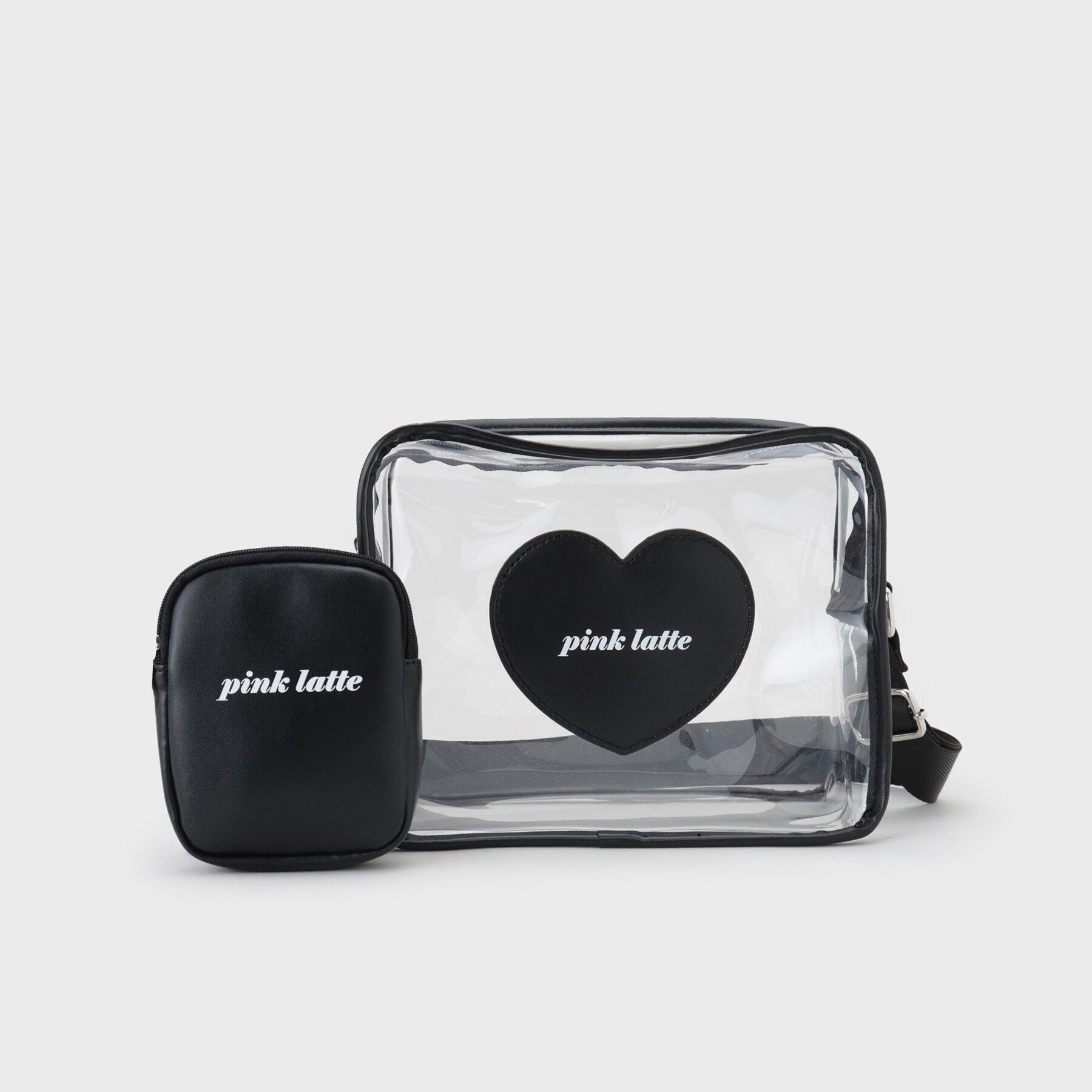 PINK-latte「ポーチ付きクリアショルダー」|ショルダー・メッセンジャー|