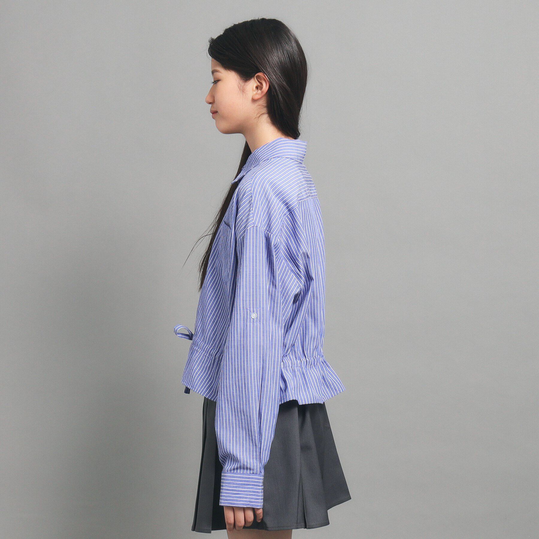 PINK-latte「クロップドシャツ」|シャツ・ブラウス|