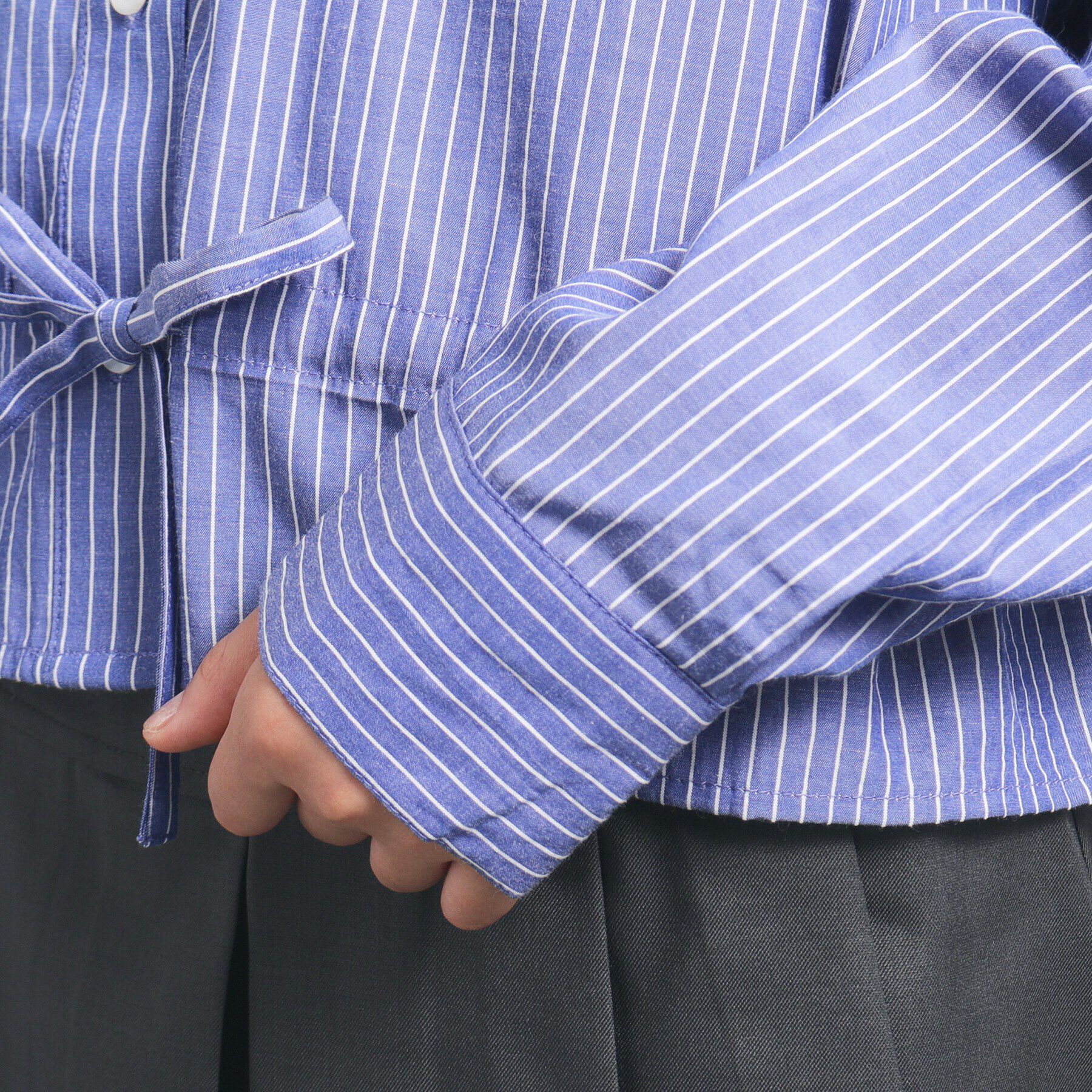 PINK-latte「クロップドシャツ」|シャツ・ブラウス|