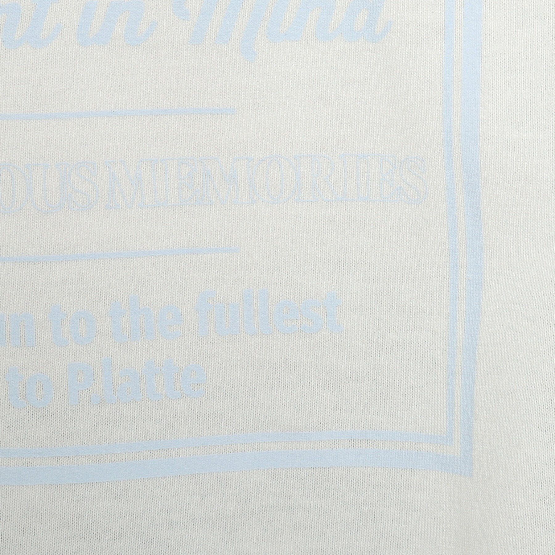 PINK-latte「【130cmあり】ステッチロゴロンT」|Tシャツ・カットソー|