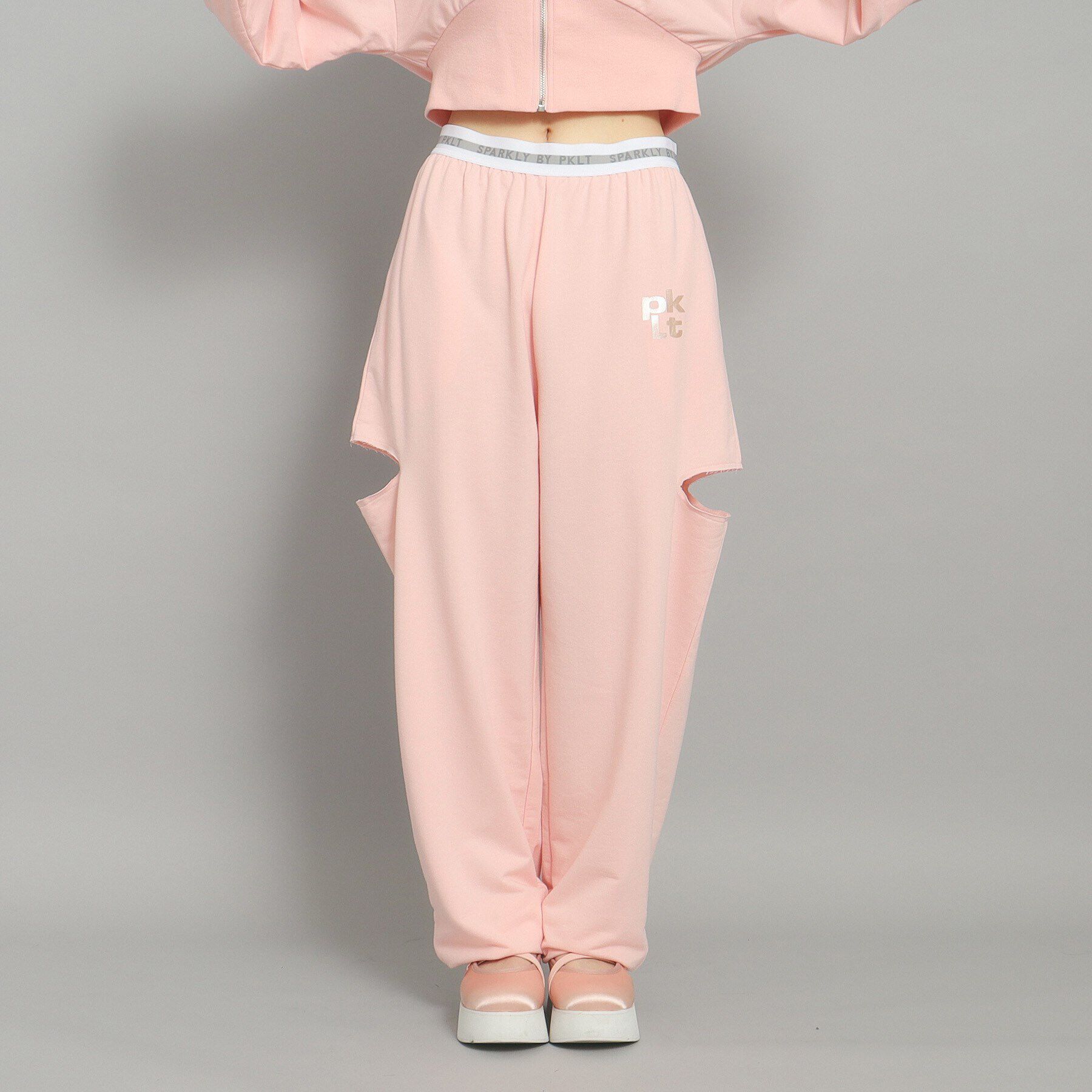 PINK-latte「サイドカット　スウェットパンツ」|その他|