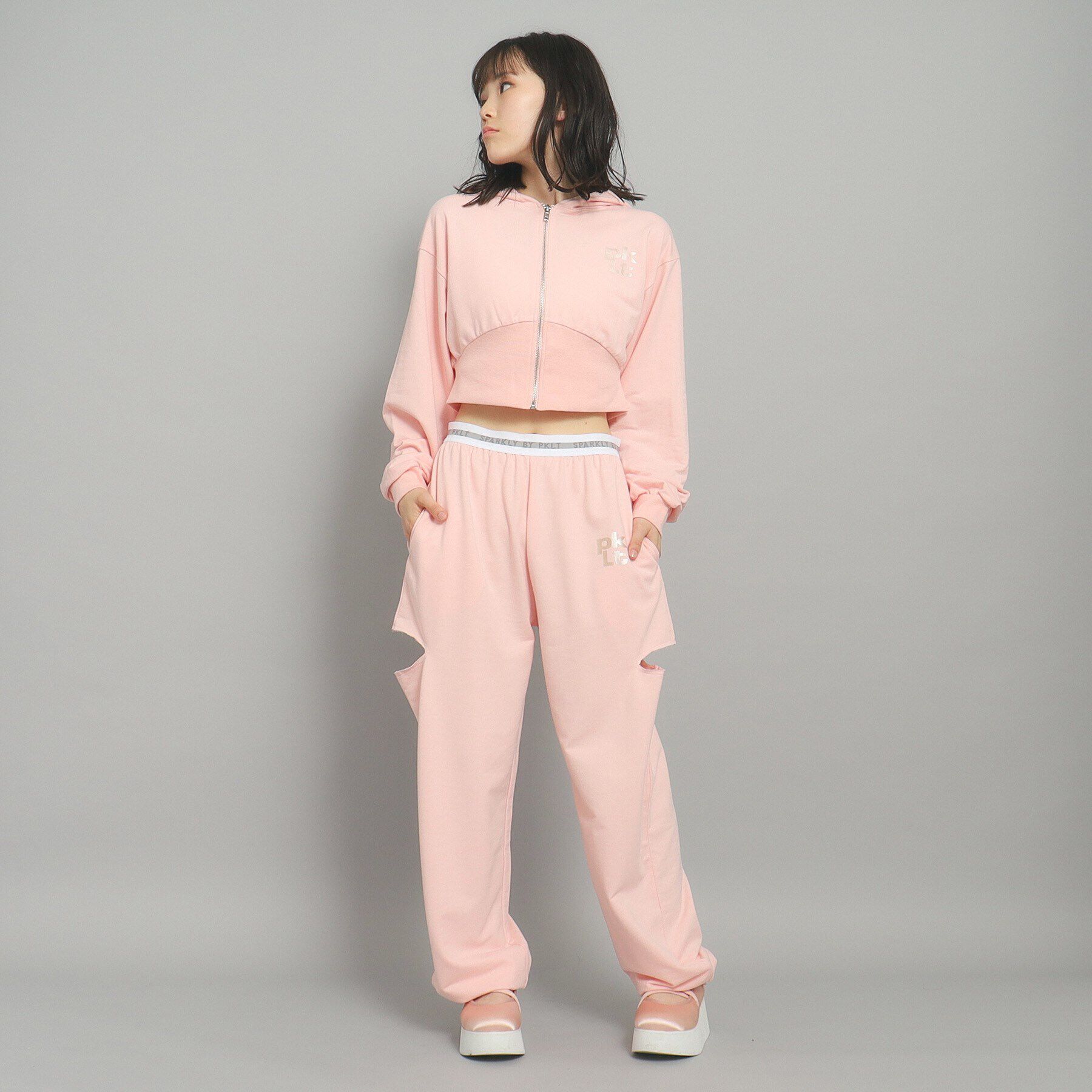 PINK-latte「サイドカット　スウェットパンツ」|その他|