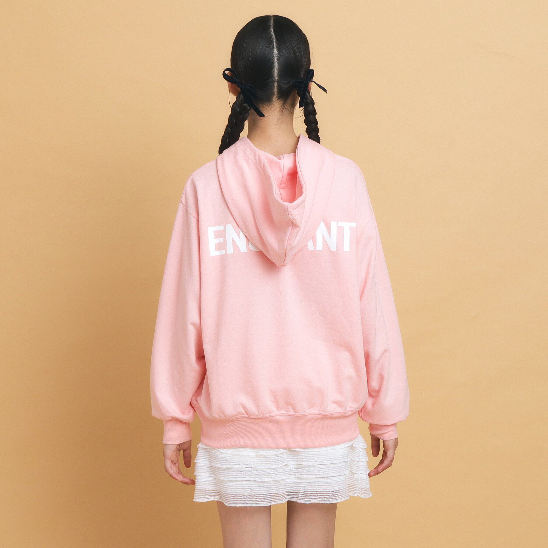 PINK-latte「【130cmあり／人気シリーズ】クマプリント フードパーカ」|その他|