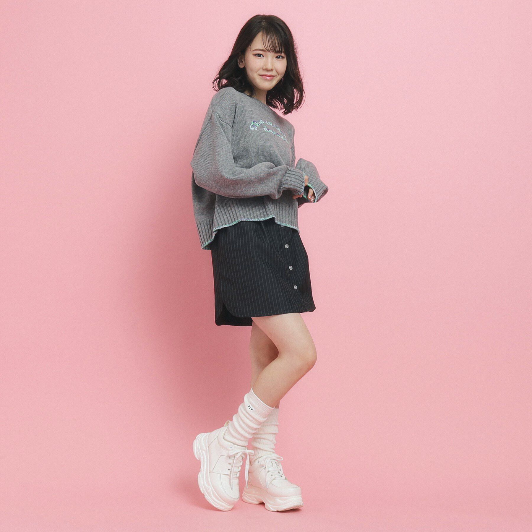 PINK-latte「冬まで待てない！主役級洗えるニット」|ニット・セーター|