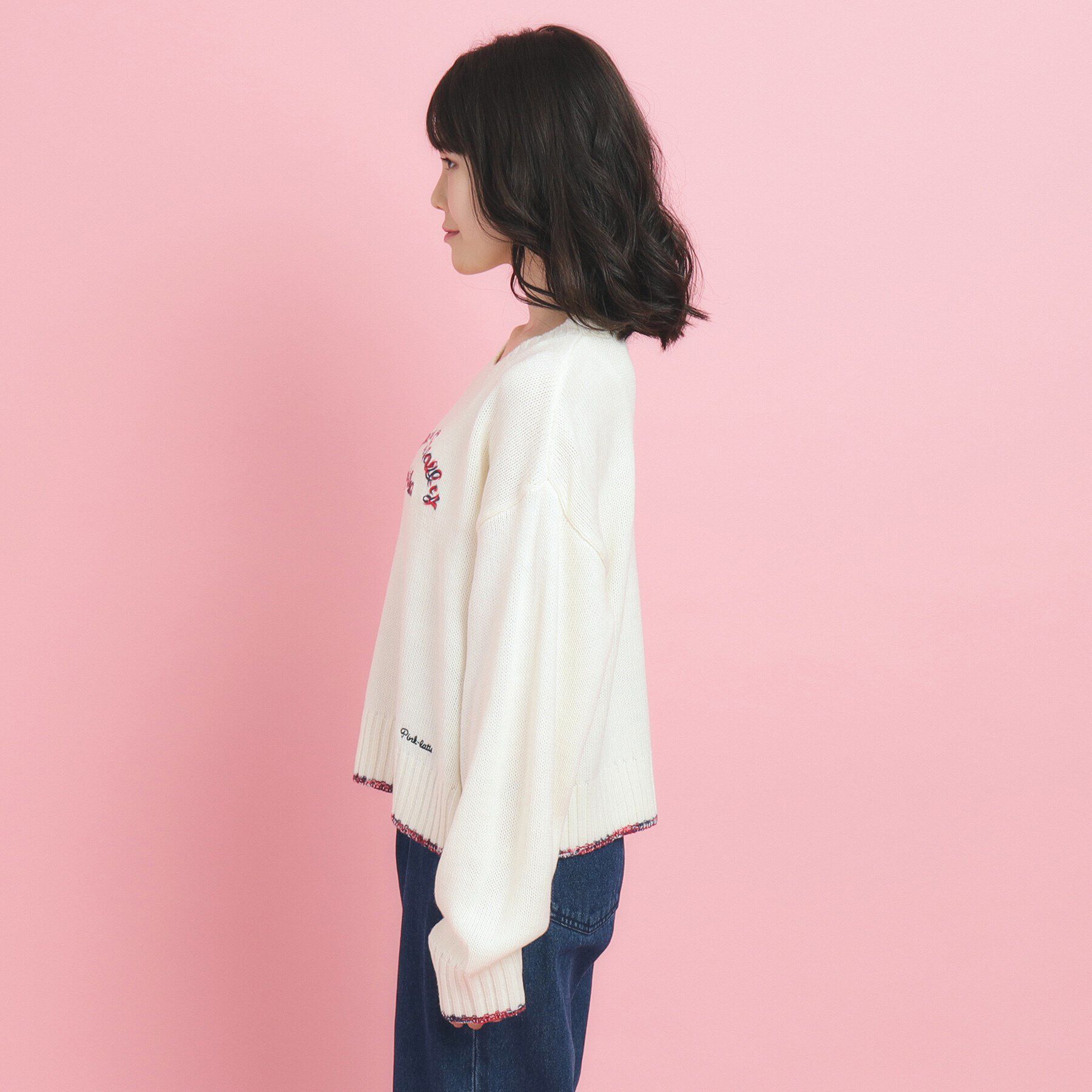 PINK-latte「冬まで待てない！主役級洗えるニット」|ニット・セーター|