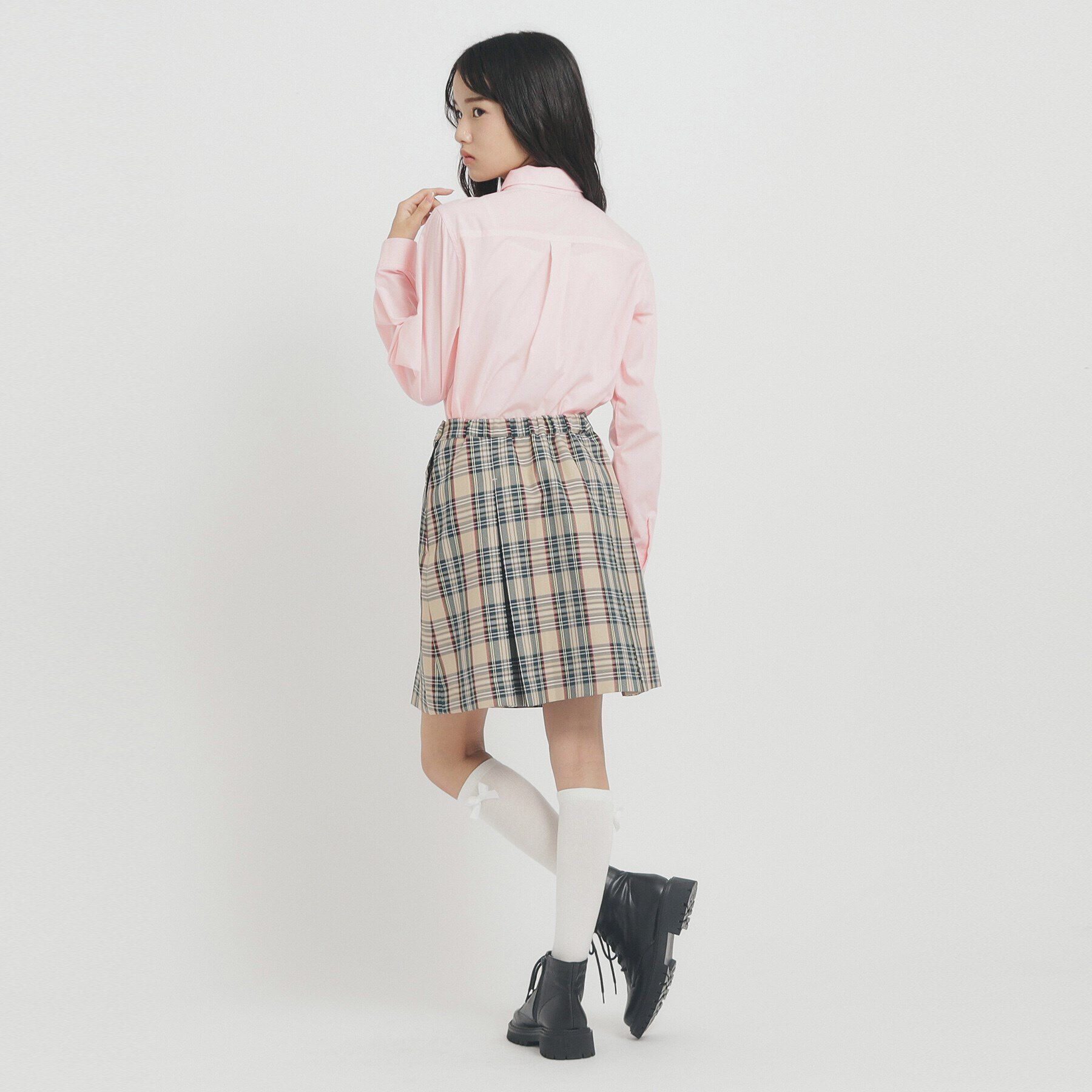 PINK-latte「【オケージョン・フォーマル】ベーシック ワンポイント刺繍シャツ」|シャツ・ブラウス|