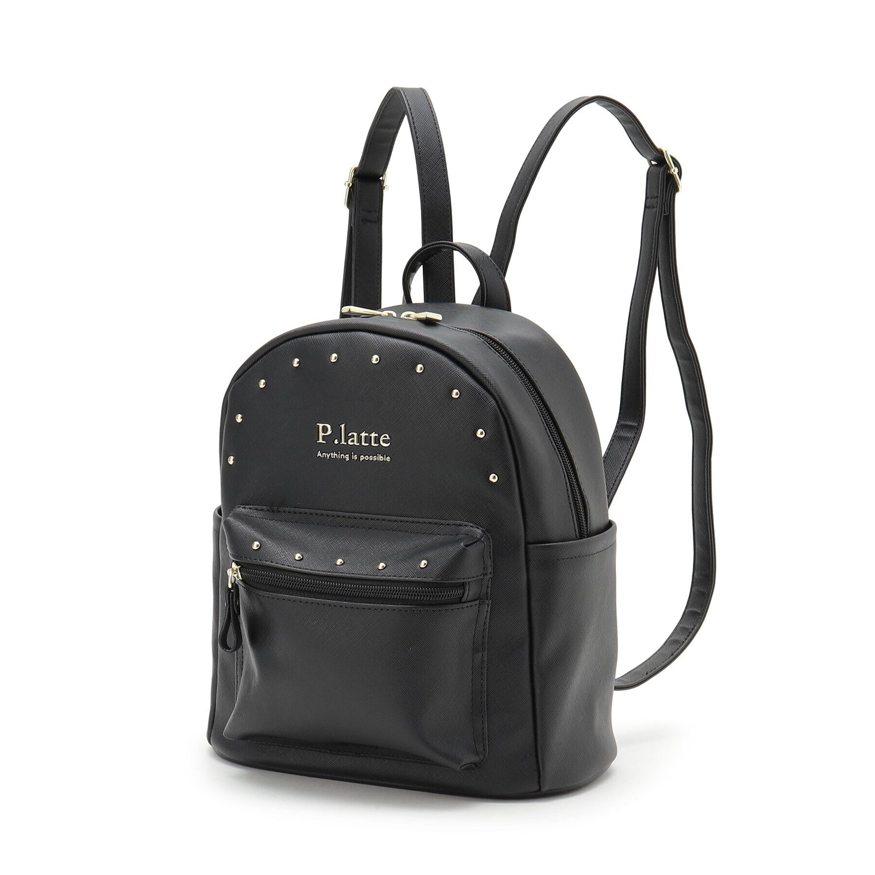 PINK-latte「ラインスタッズミニリュック」|リュック|